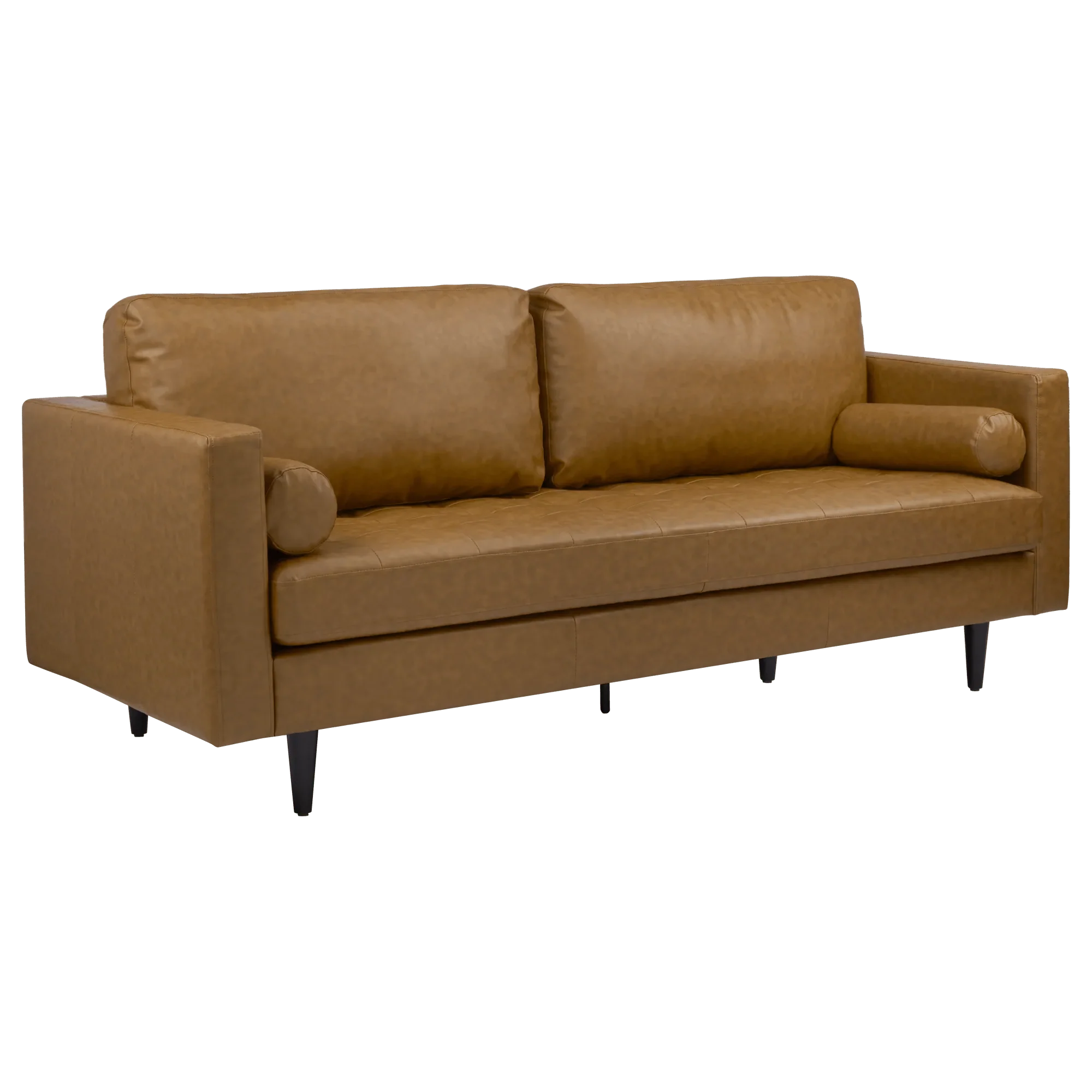 Faux-leather Sofa