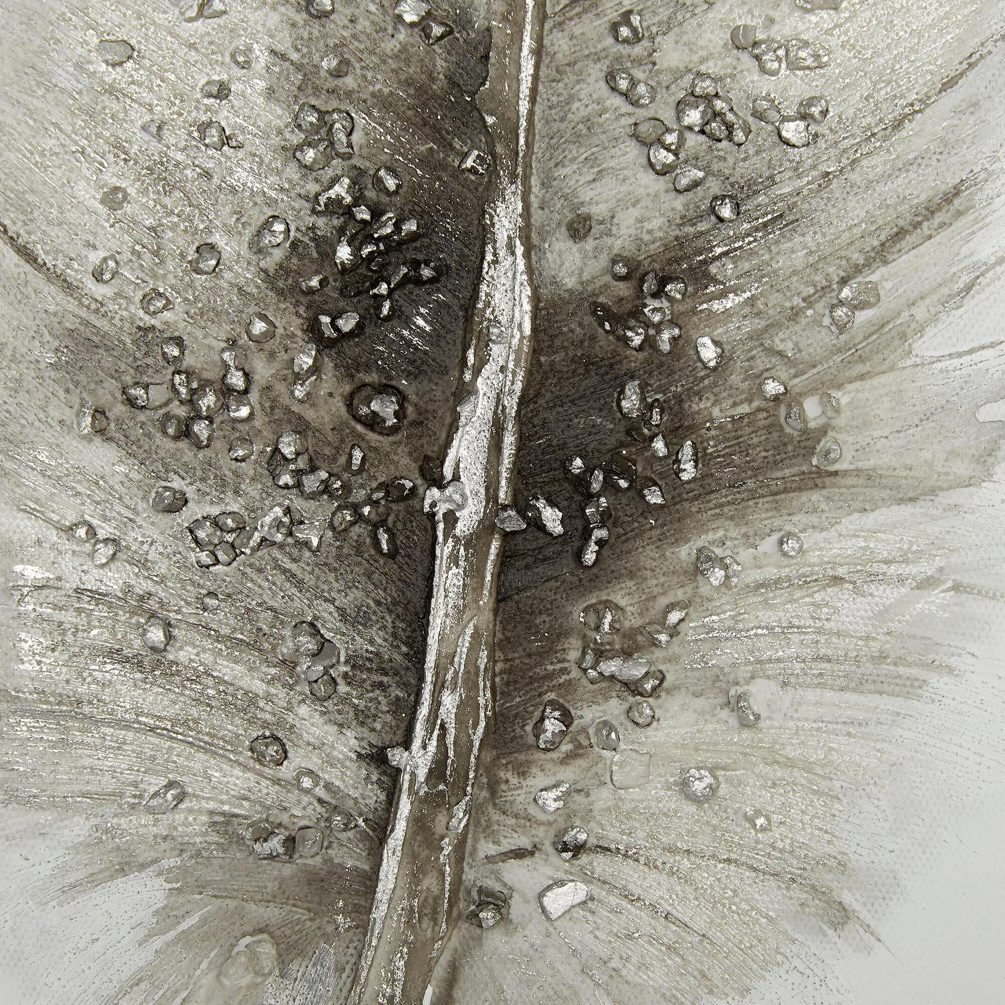 Feather Oil Painted Canvas - Image 2