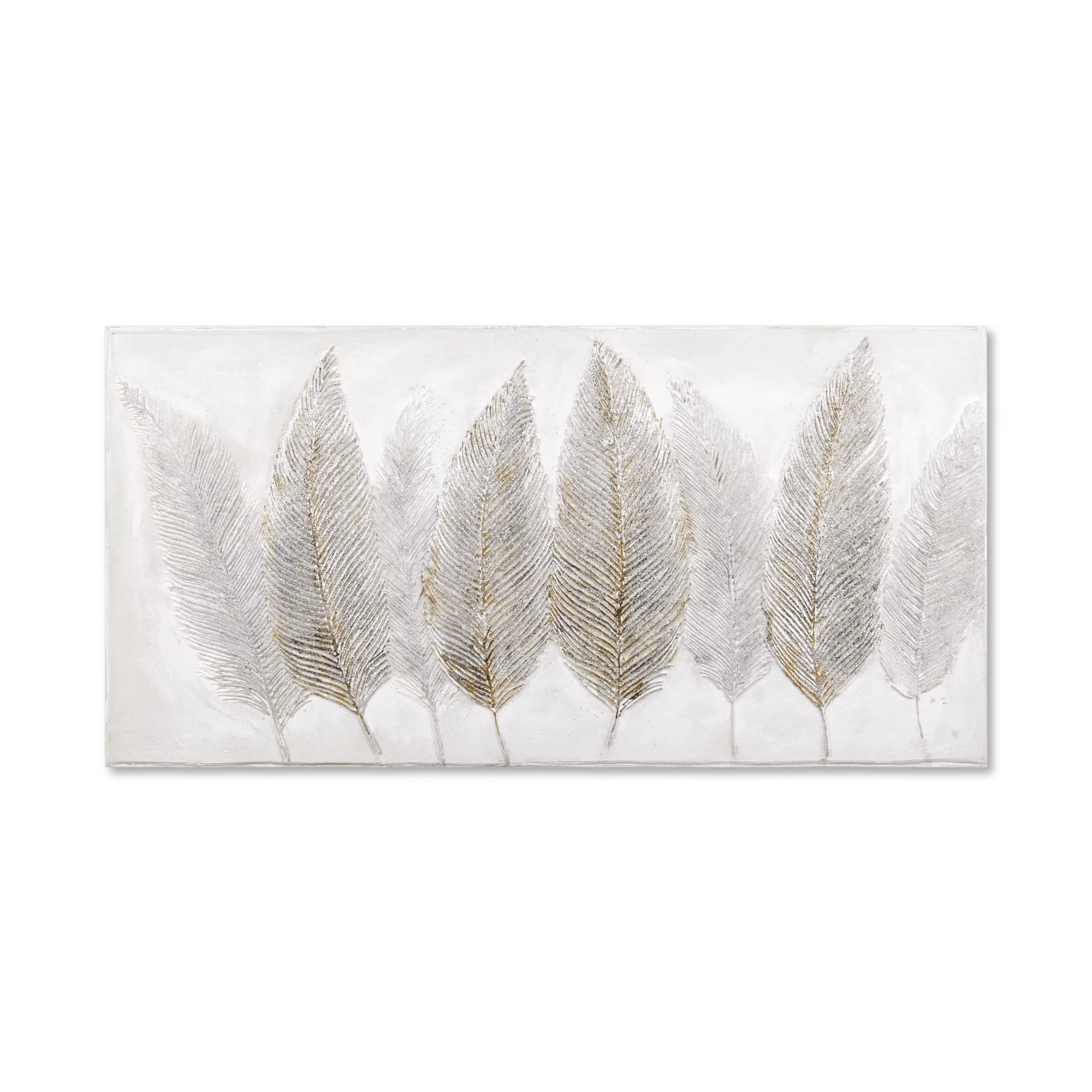 Feathers Oil Painted Canvas