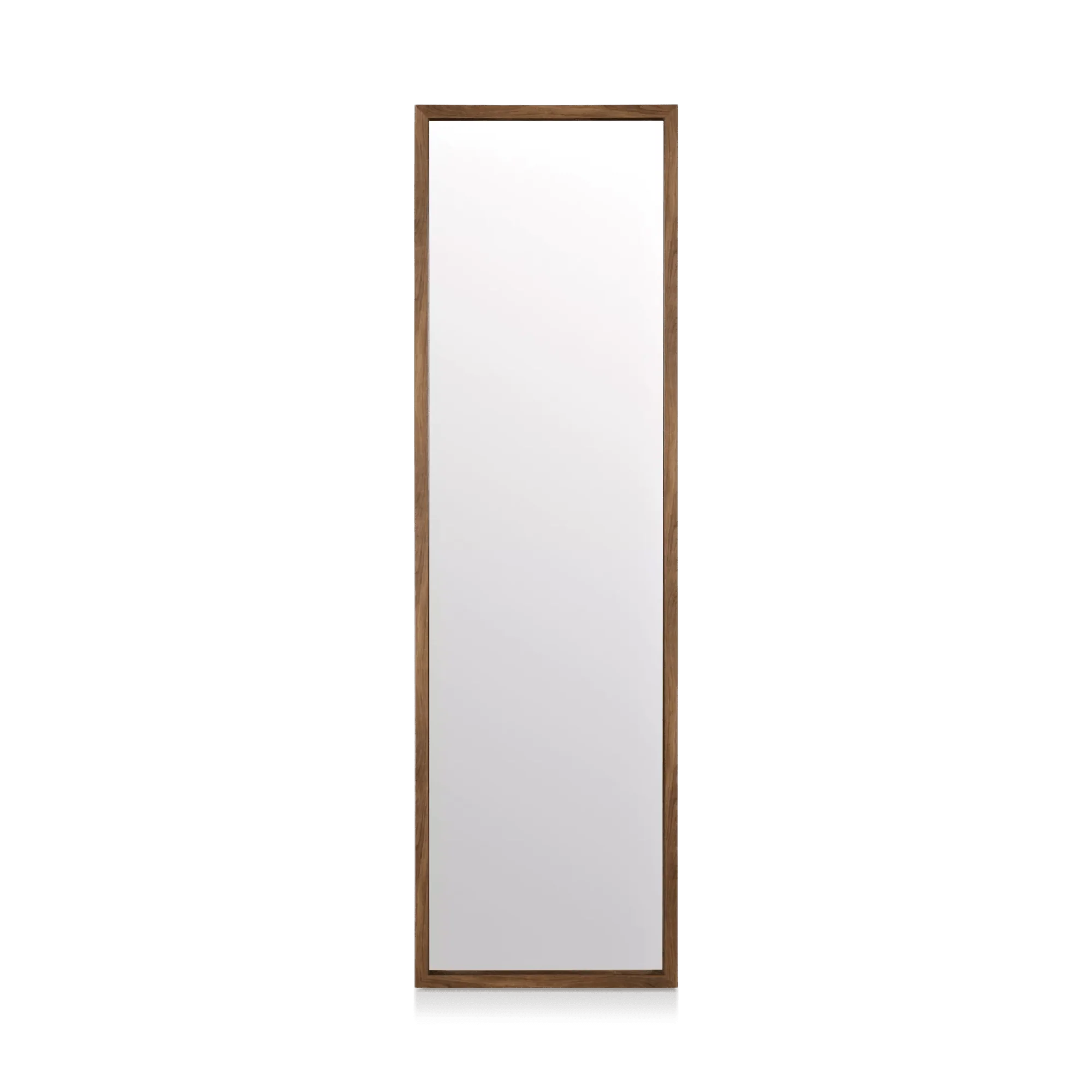 Full-Length Mirror with Wood-Like Frame