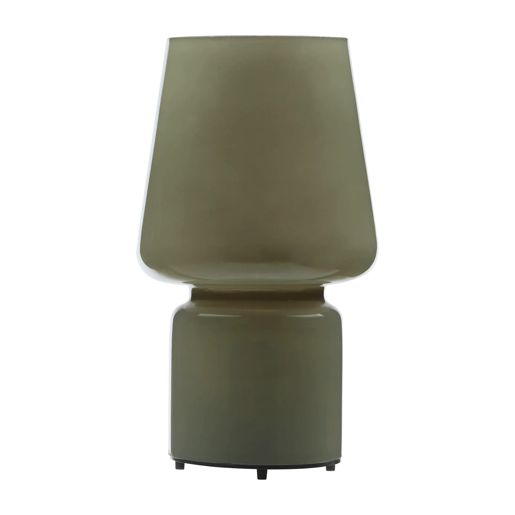 Khaki Glass Table Lamp