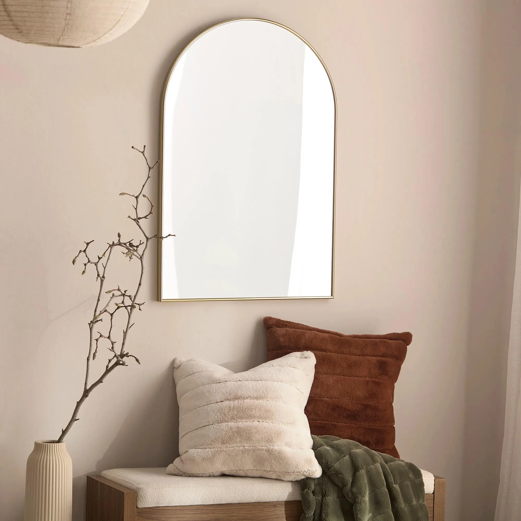 Gold Arched Mirror - Image 2