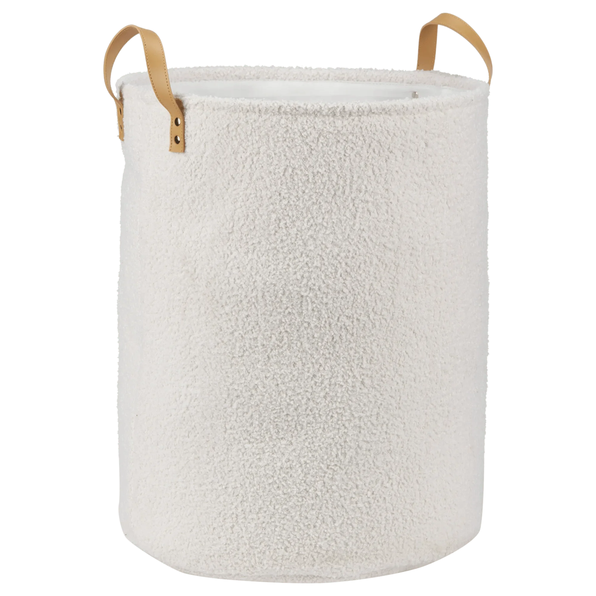 White Hamper with Boucle