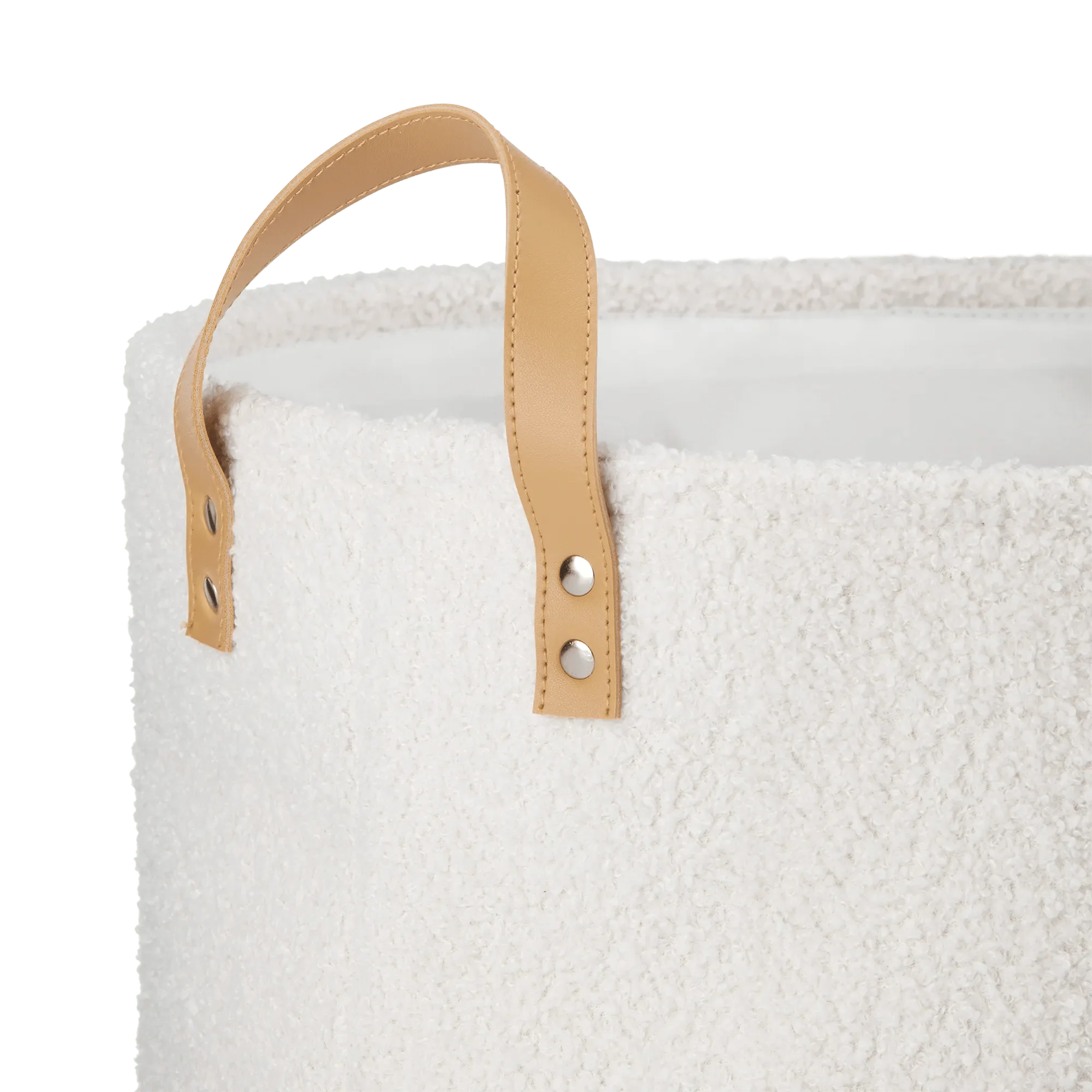 White Hamper with Boucle - Image 2
