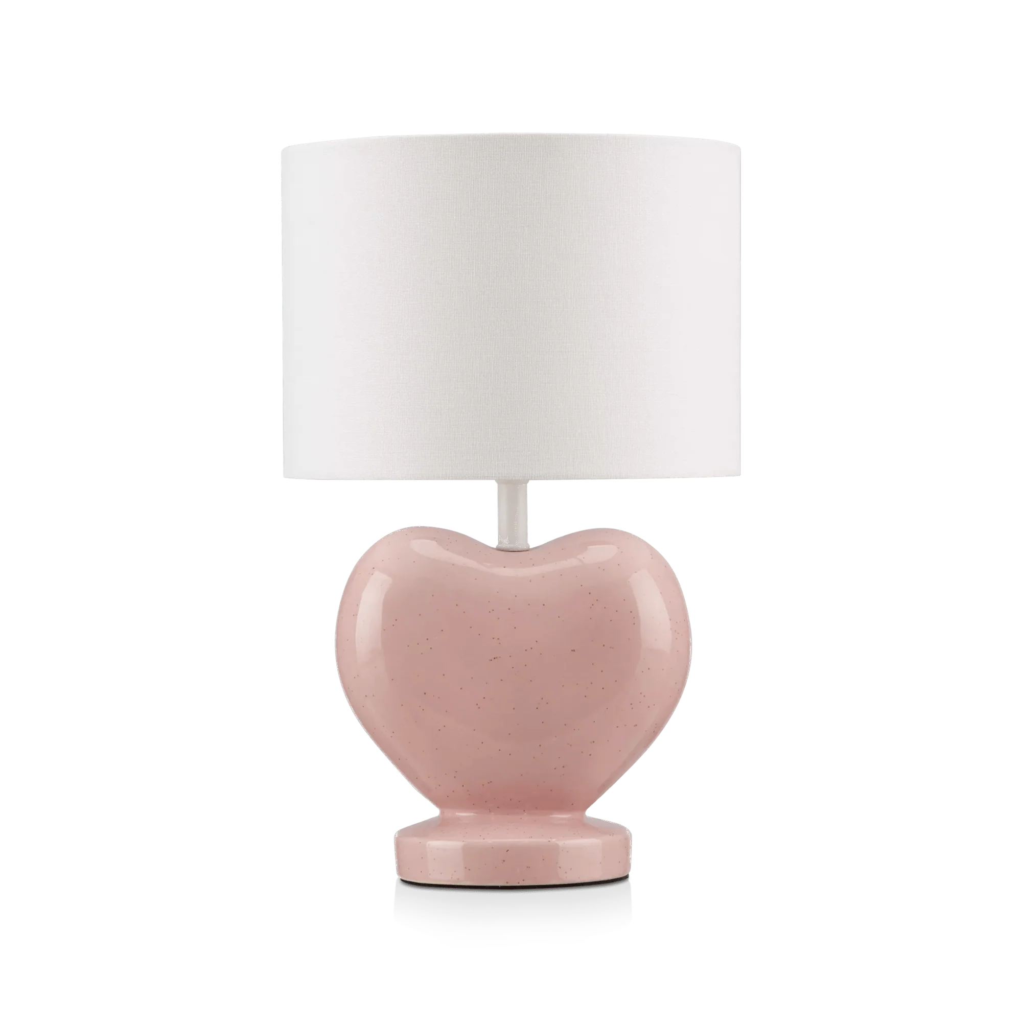 Pink Heart Shaped Table Lamp