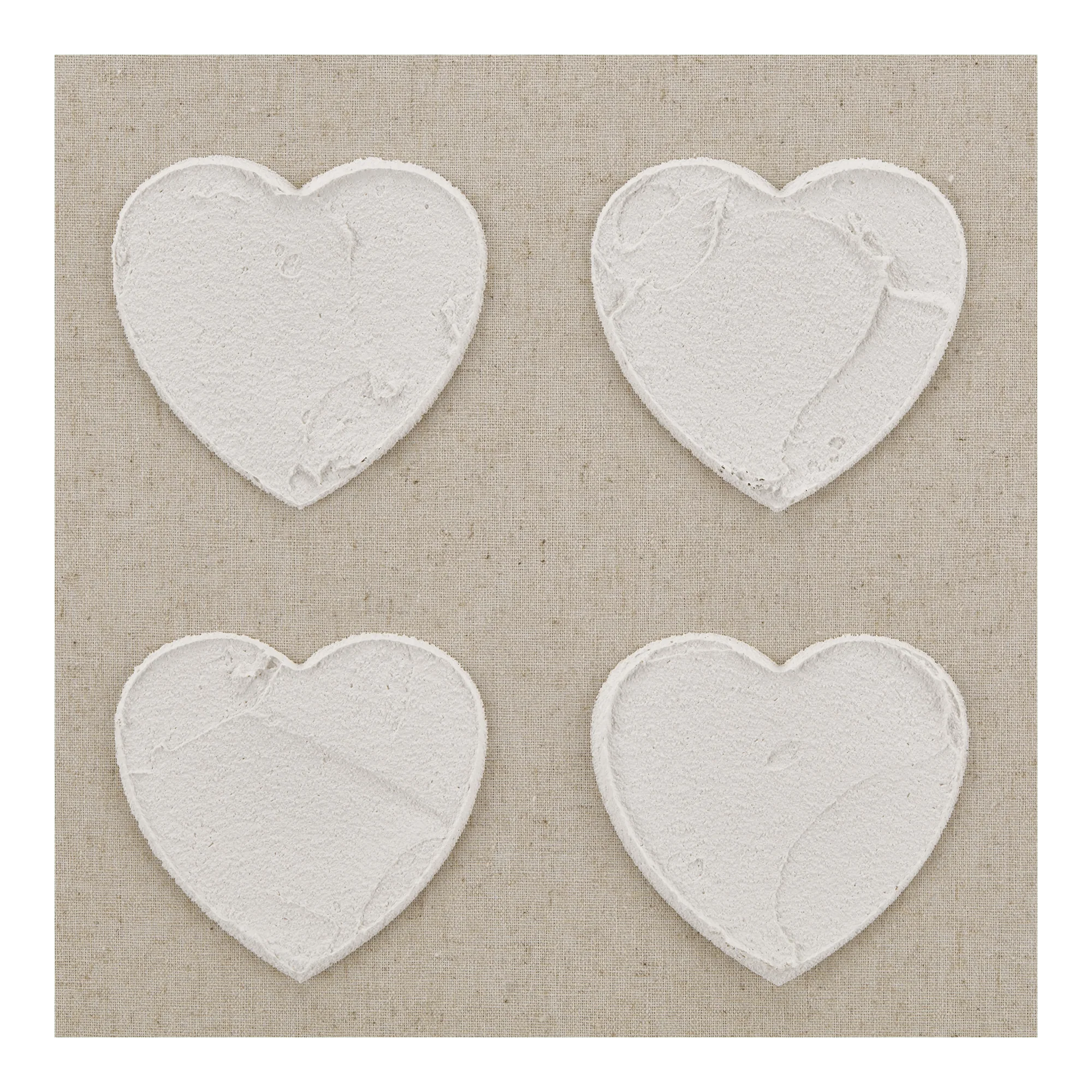 Hearts on Linen Canvas - Image 2