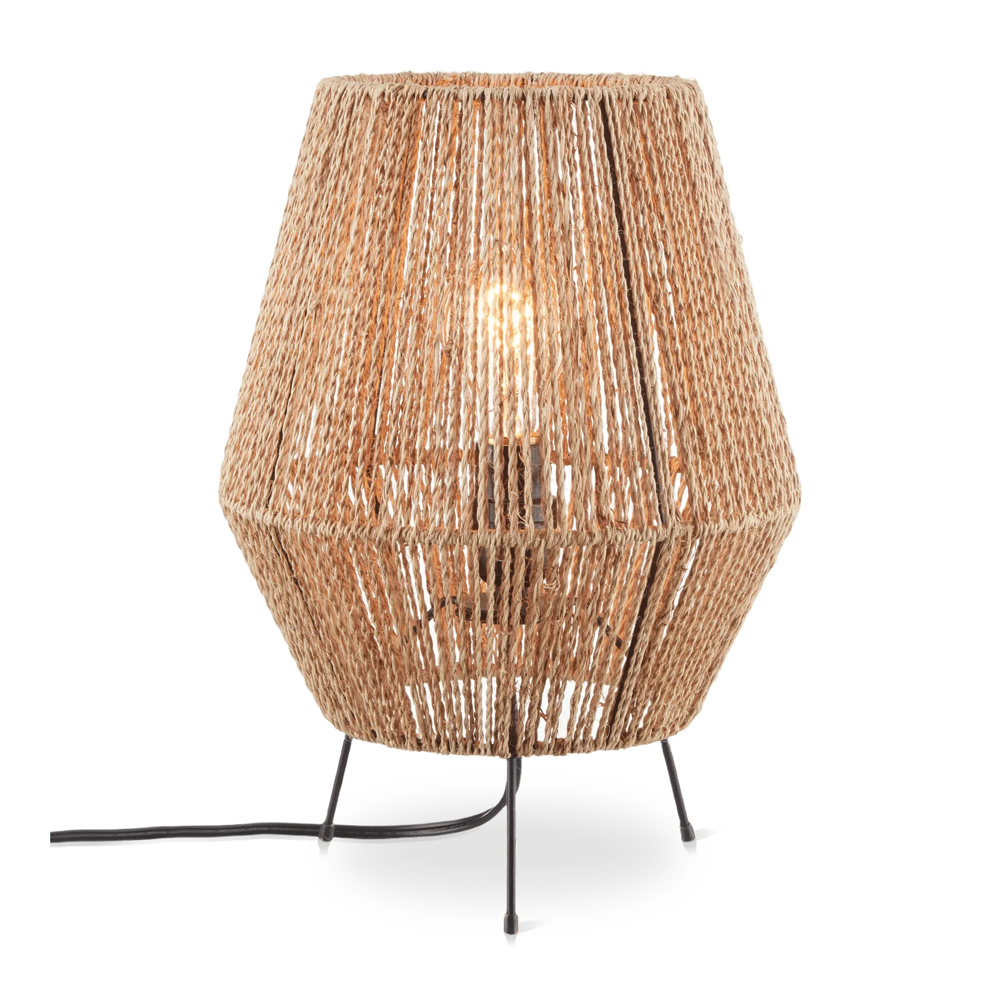 Hemp Rope Table Lamp - Image 2