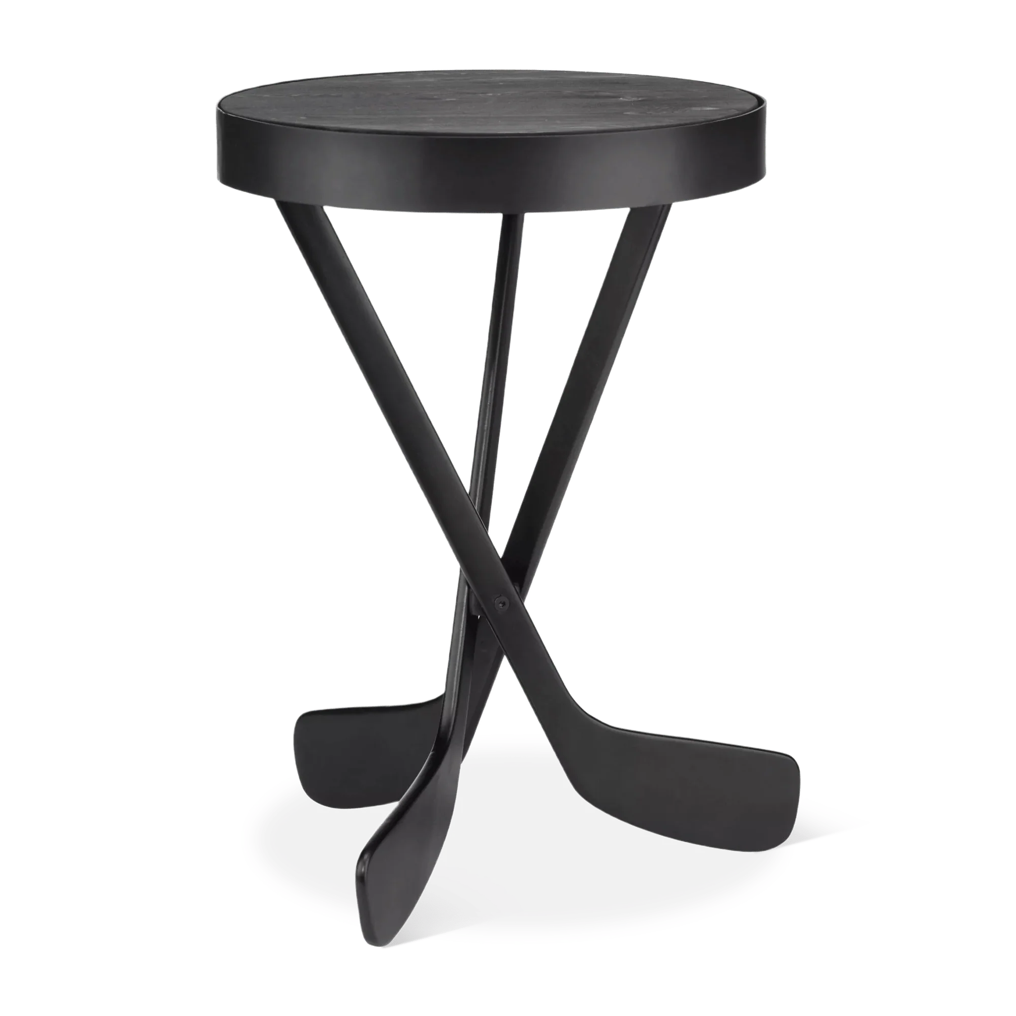 Hockey Sticks Side Table