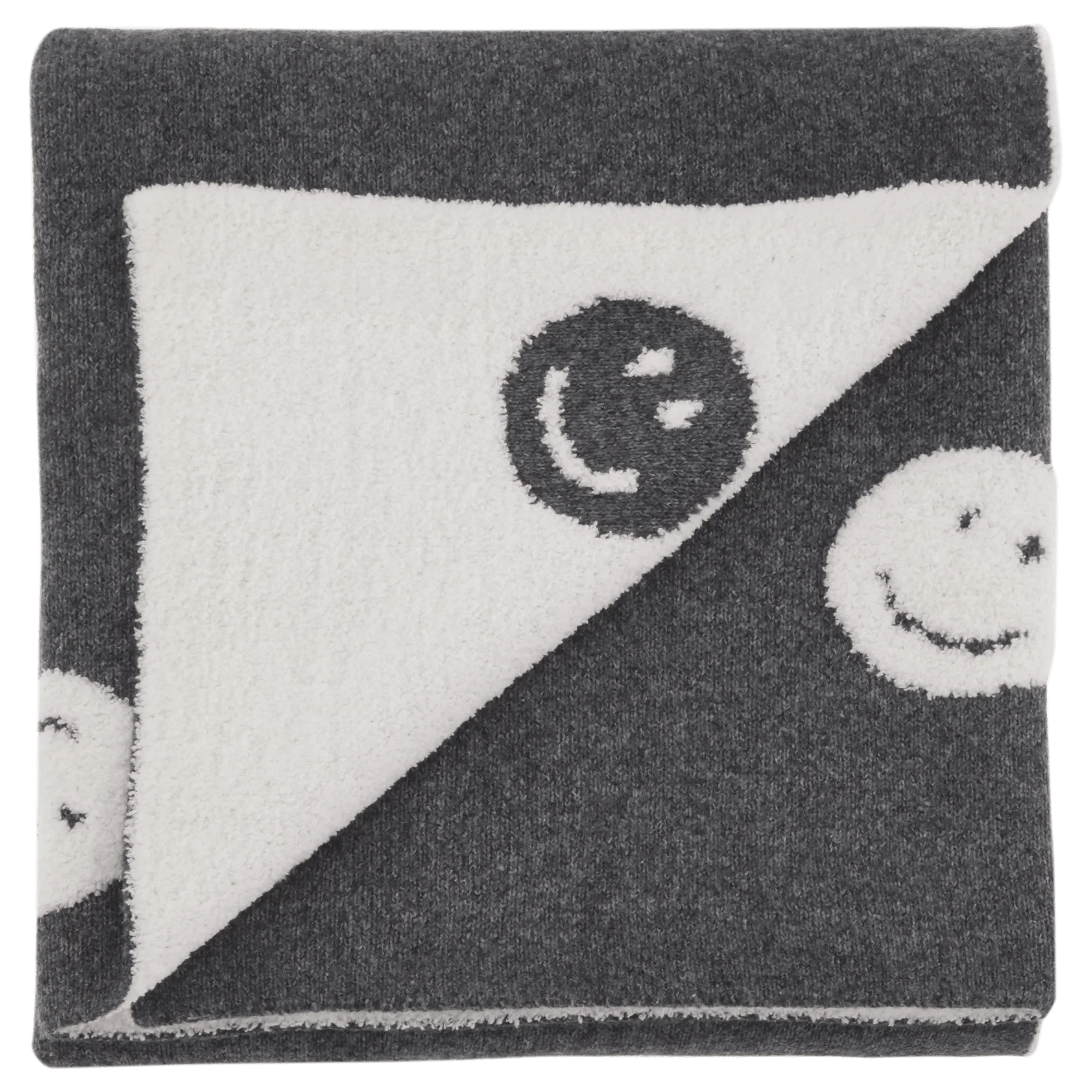 Hokke Happy Face Reversible Throw
