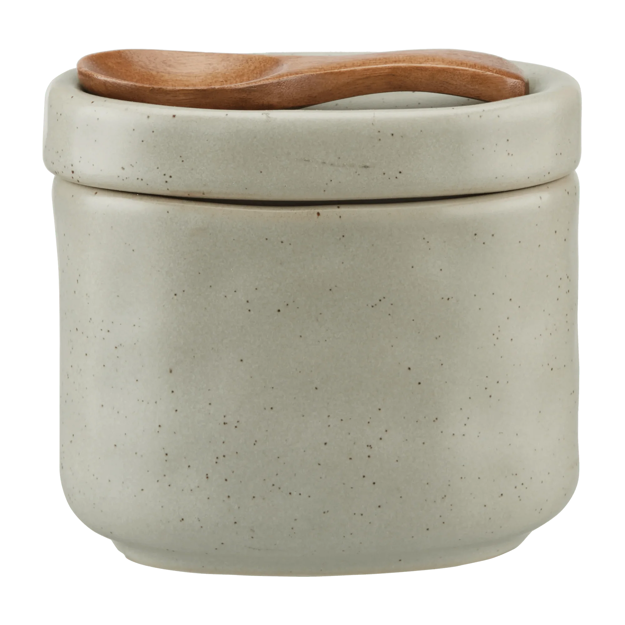 Jar with Wood Spoon