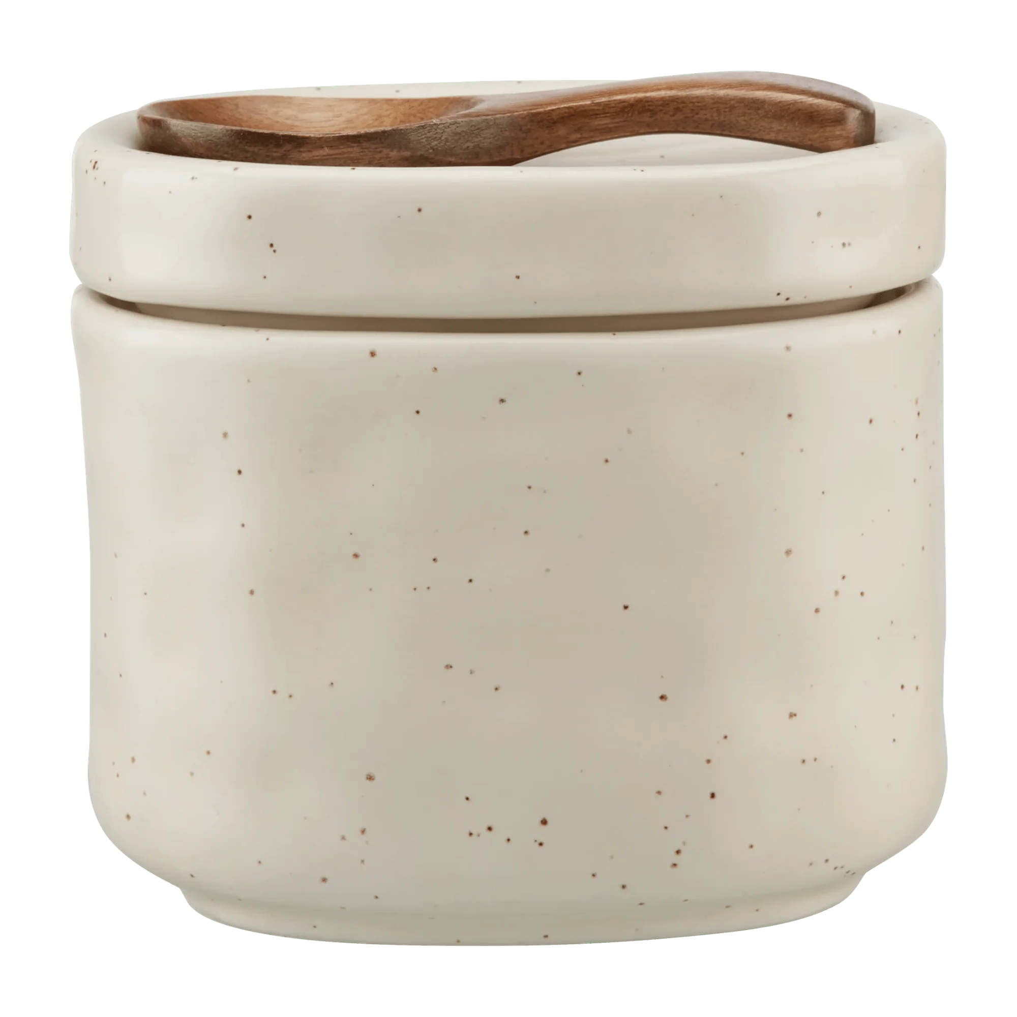 Jar with Wood Spoon