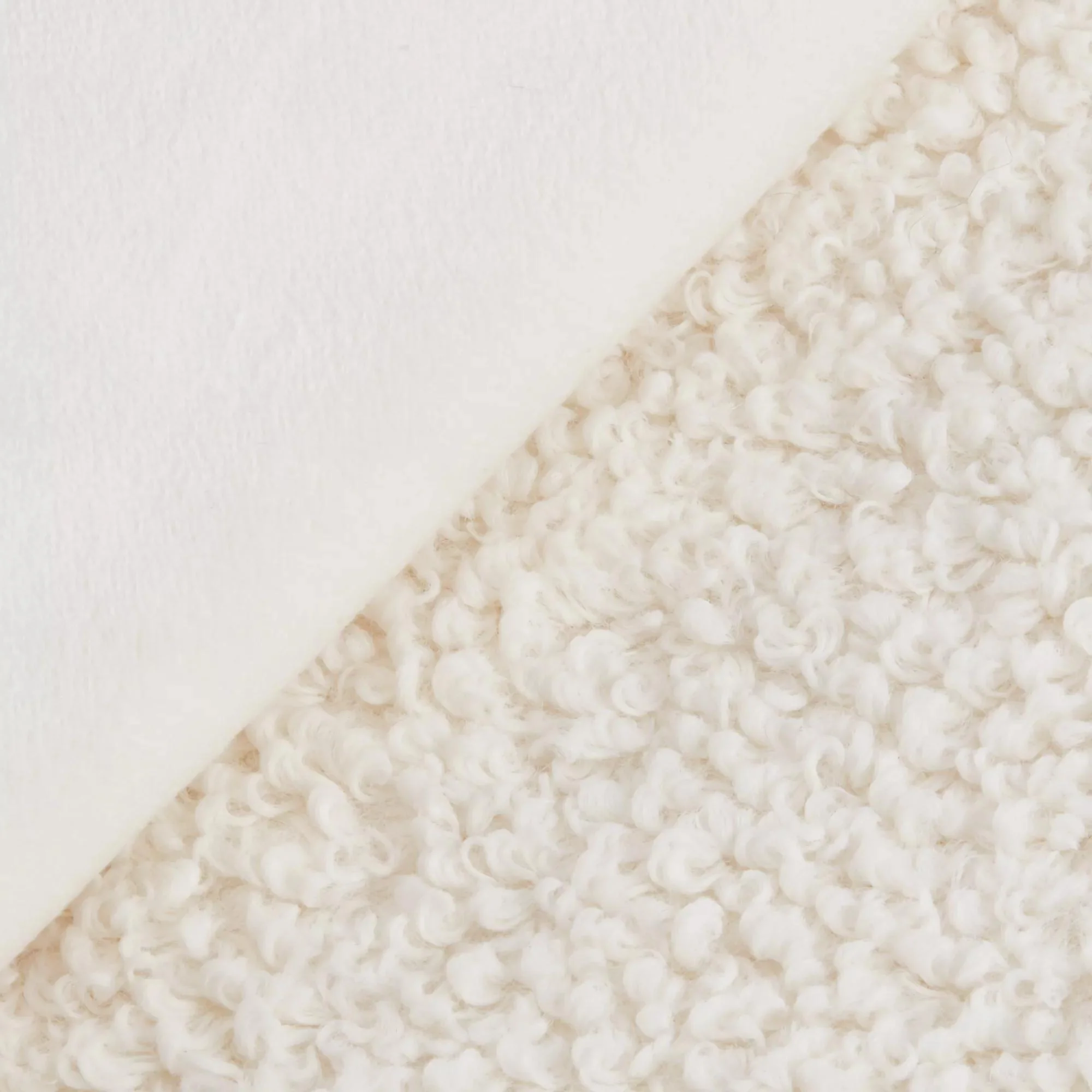 White Kyra Plush Throw - Image 2