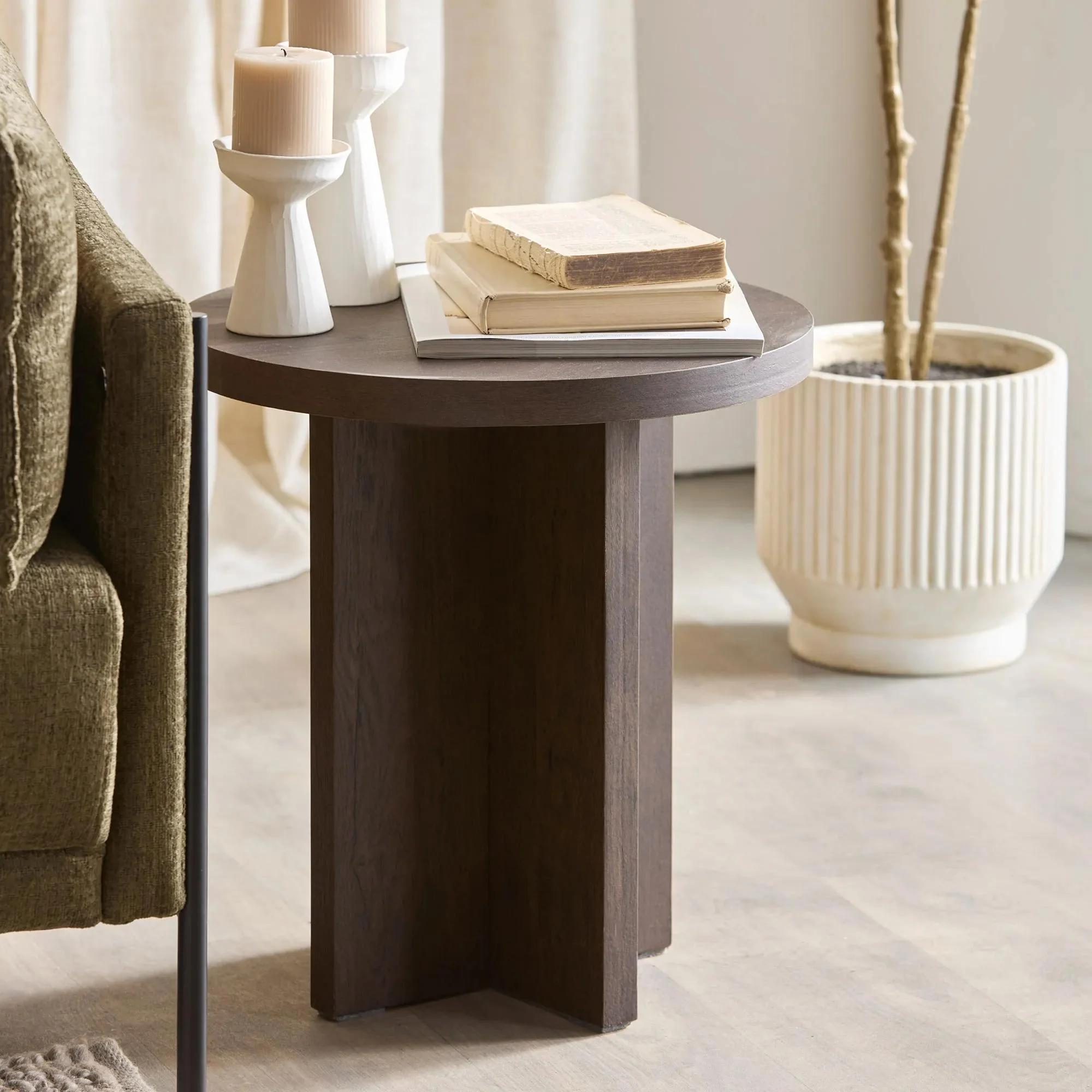 Large Ceramic Pillar Holder - Image 5
