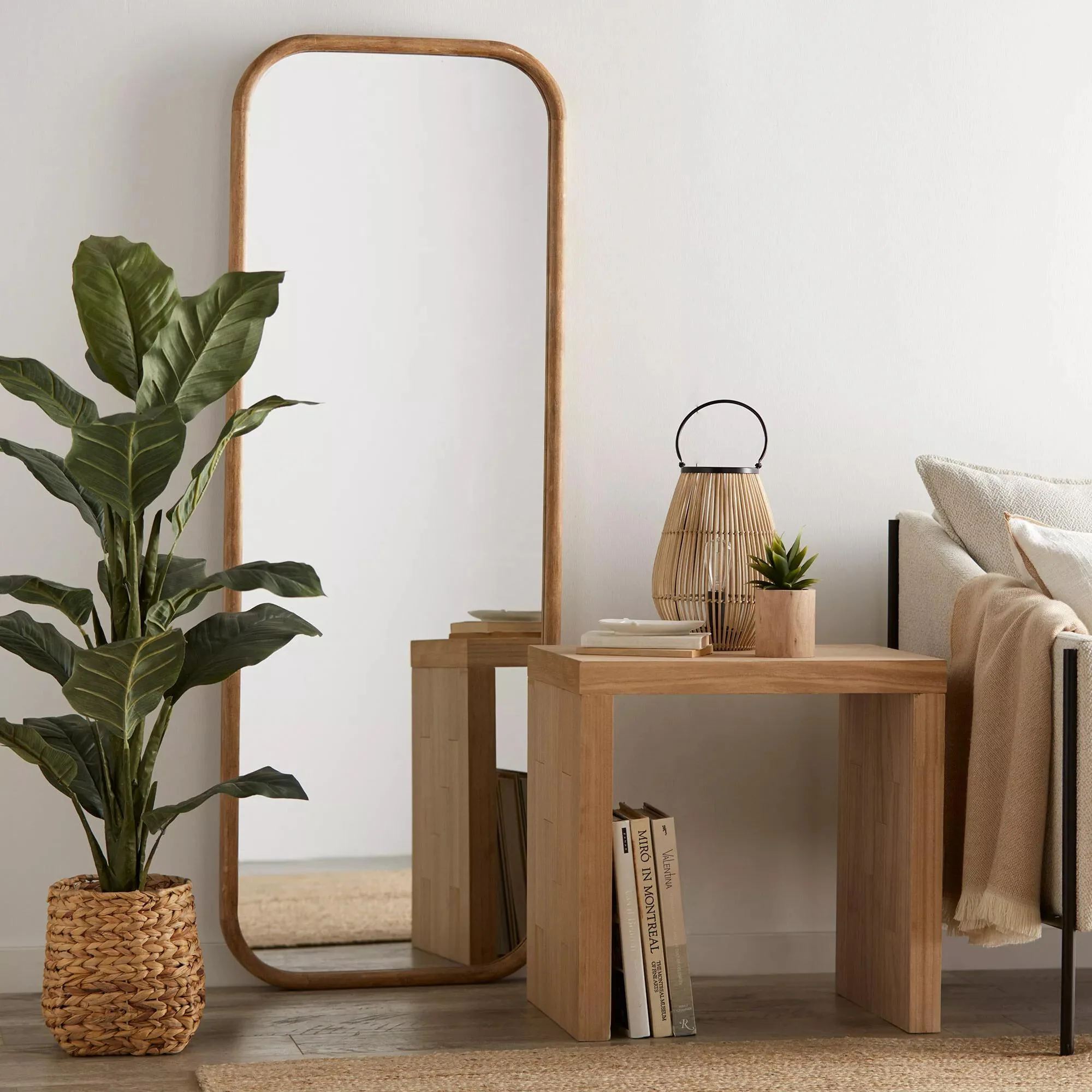 Large Ficus in Rattan Pot - Image 2