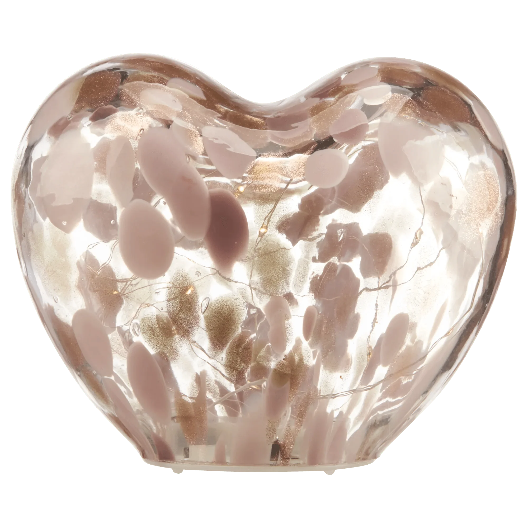 LED Glass Heart