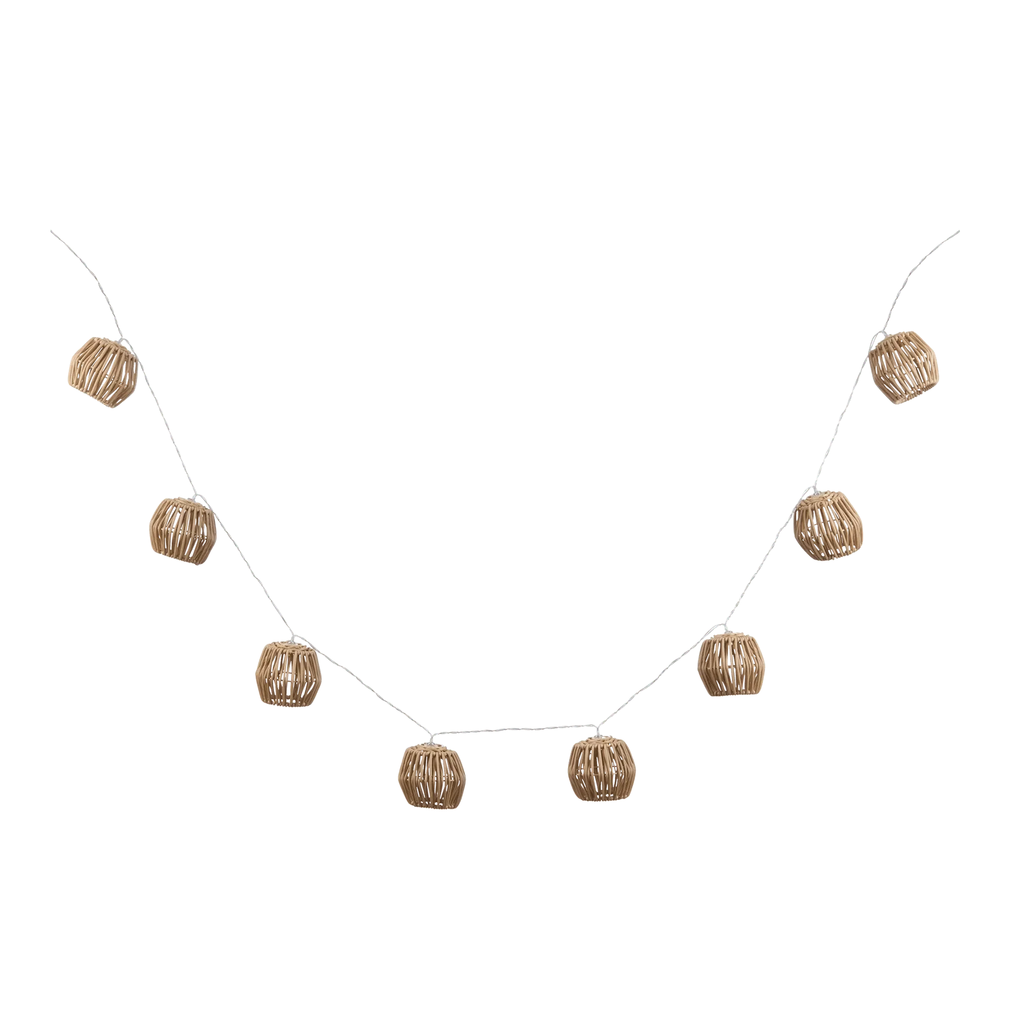 LED Taupe Outdoor String Lights