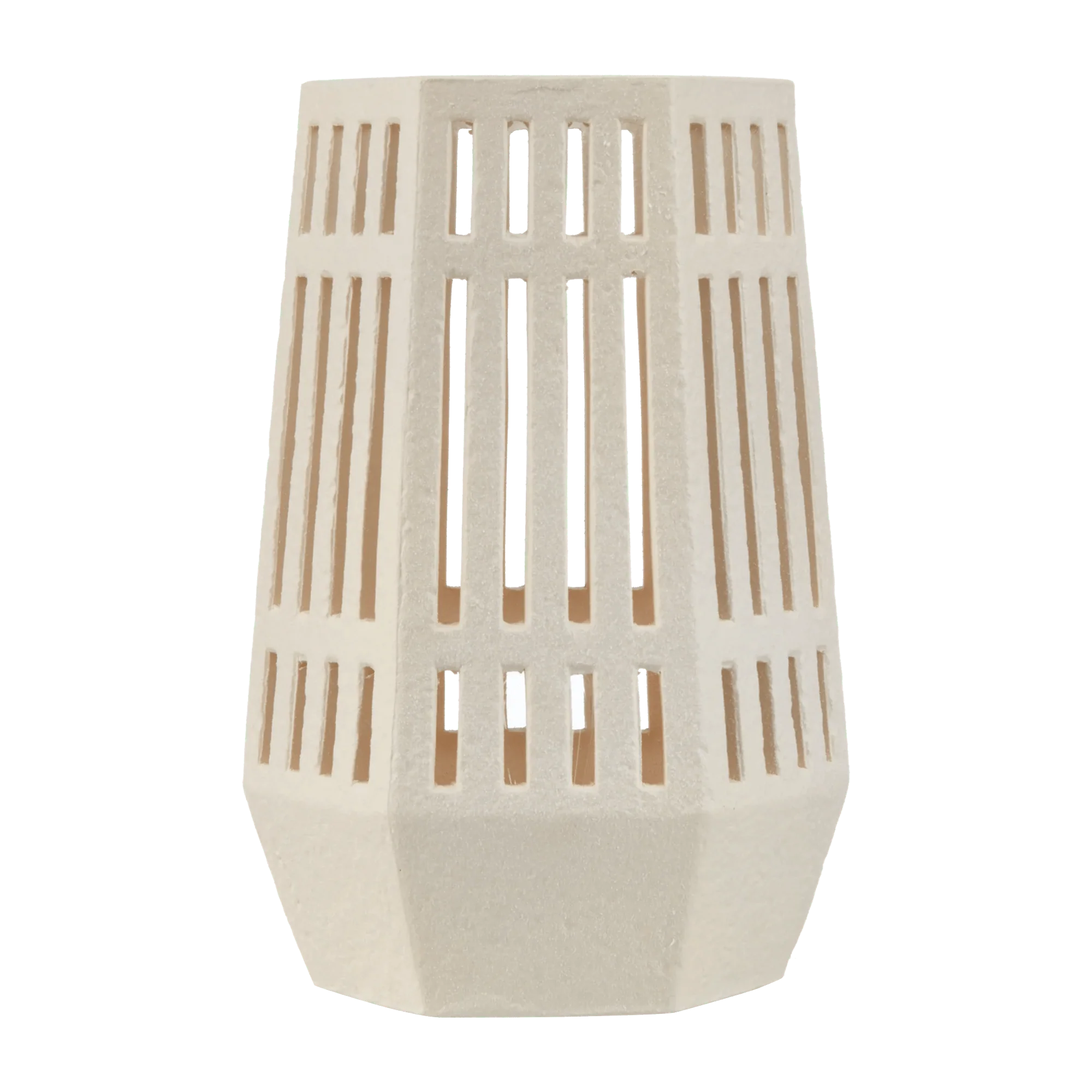 LED White Ceramic Lantern
