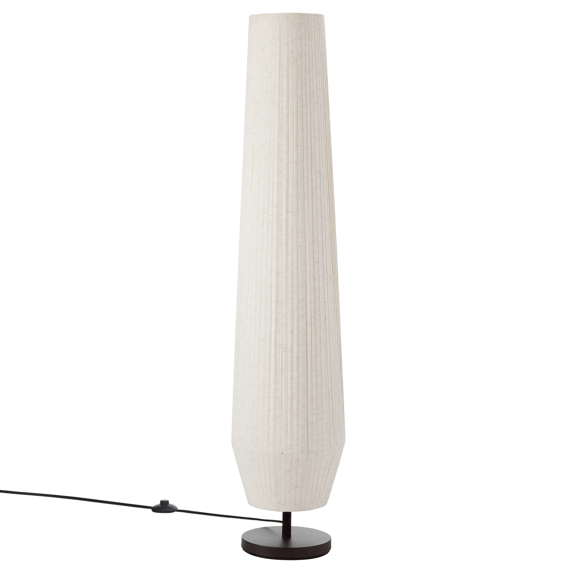 Linen Tube Floor Lamp