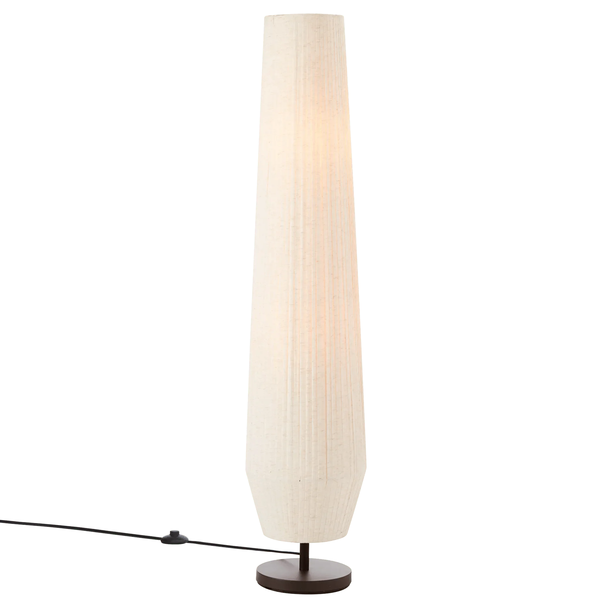 Linen Tube Floor Lamp - Image 2