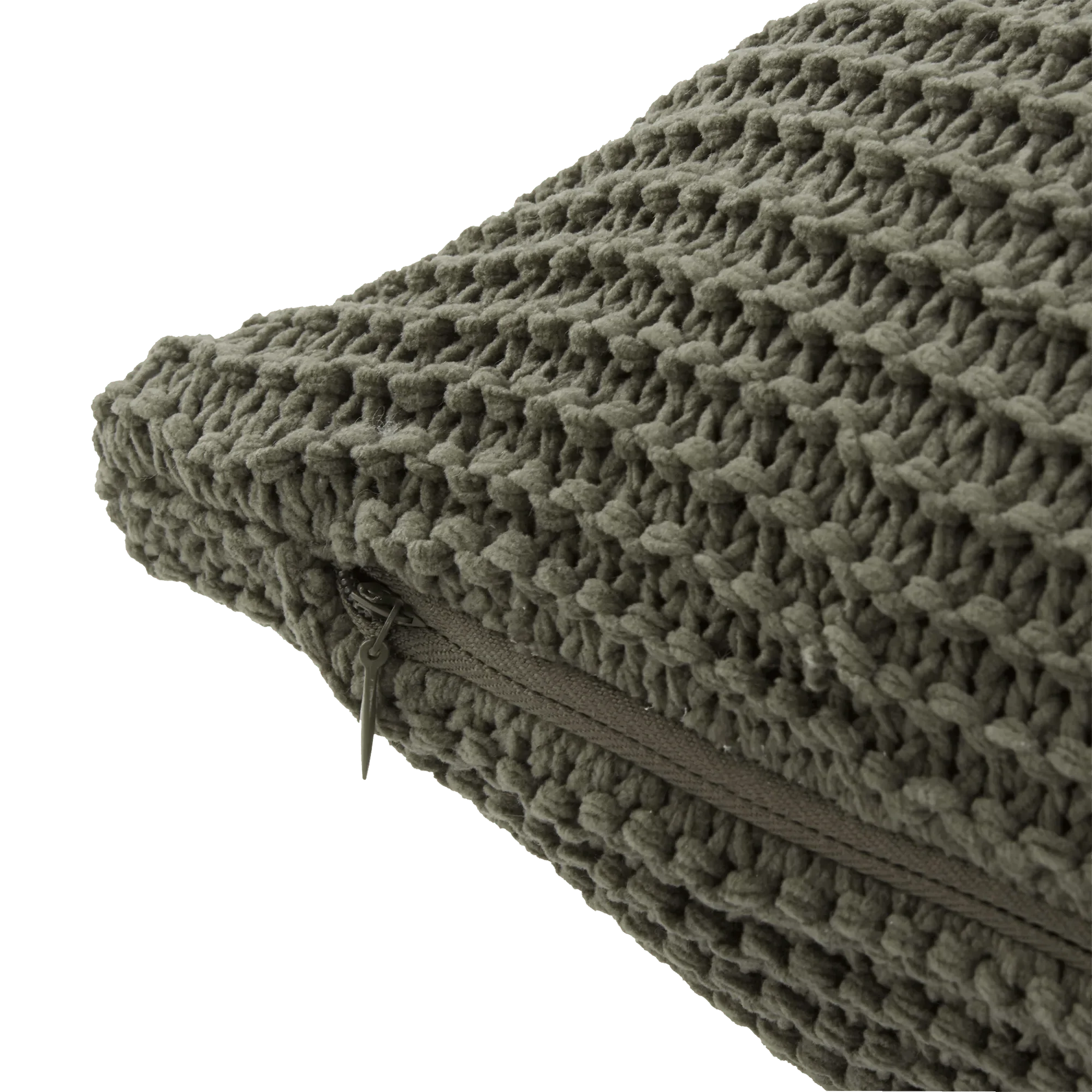 Green Lonny Knit Throw Pillow - Image 2