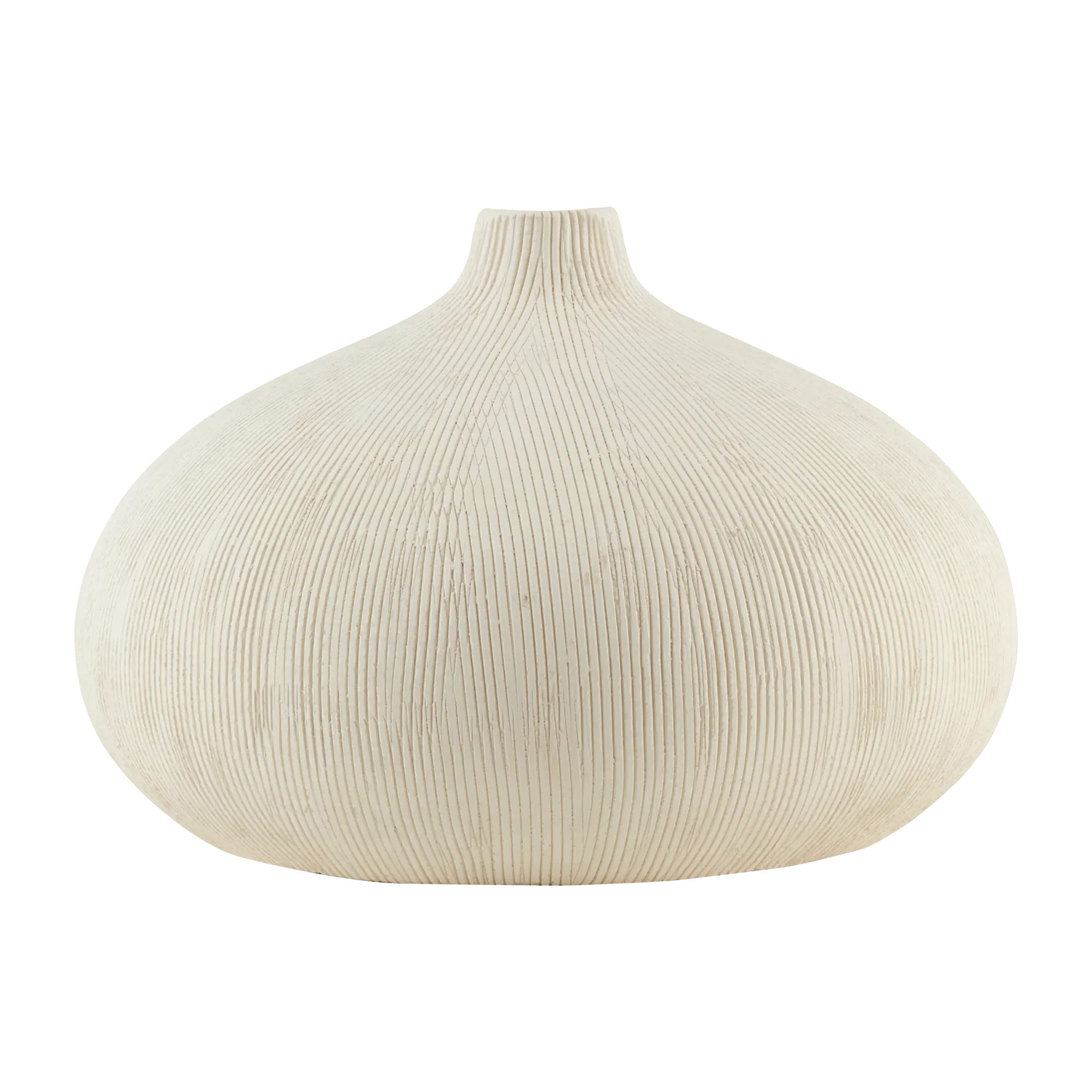Low and Wide Ceramic Vase
