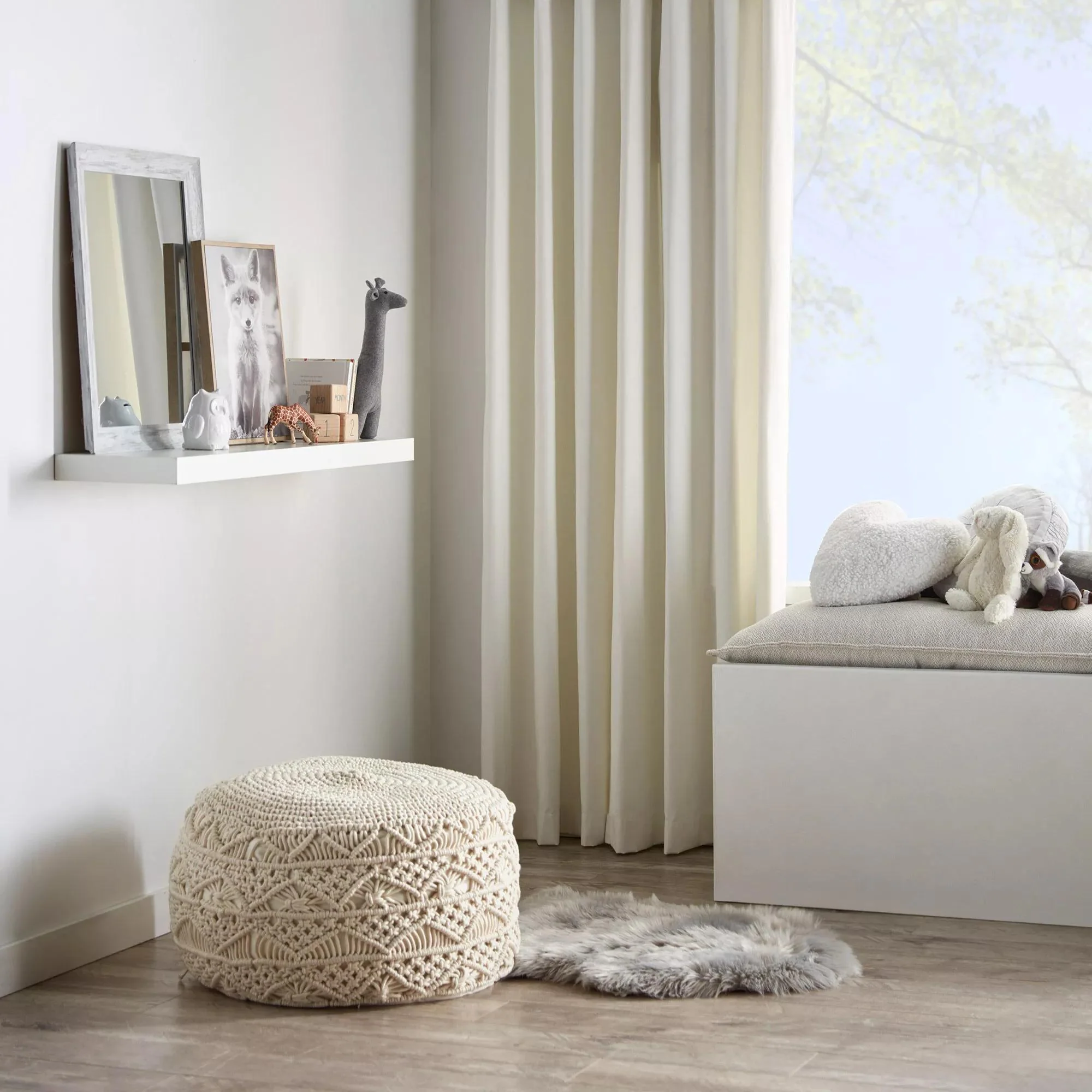 Macrame Ottoman - Image 2