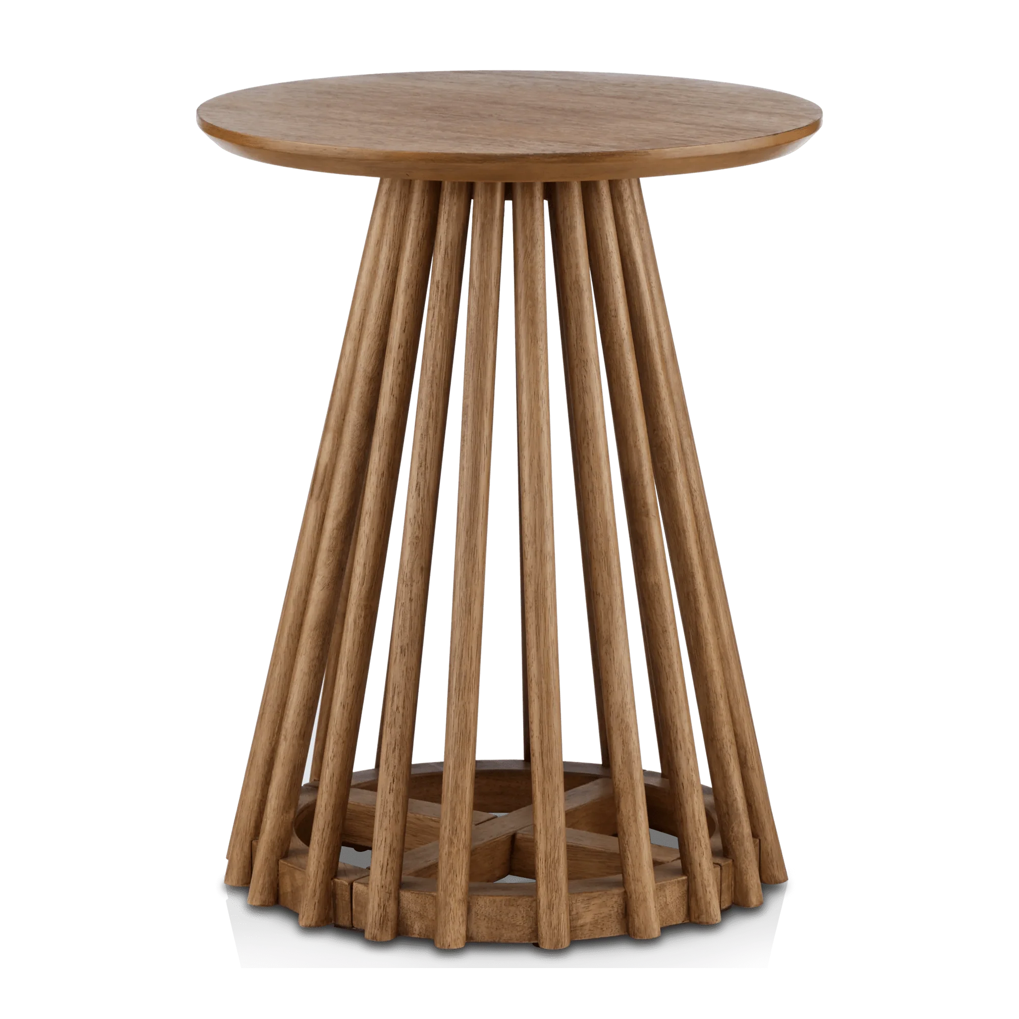 Mango Wood Openwork Side Table