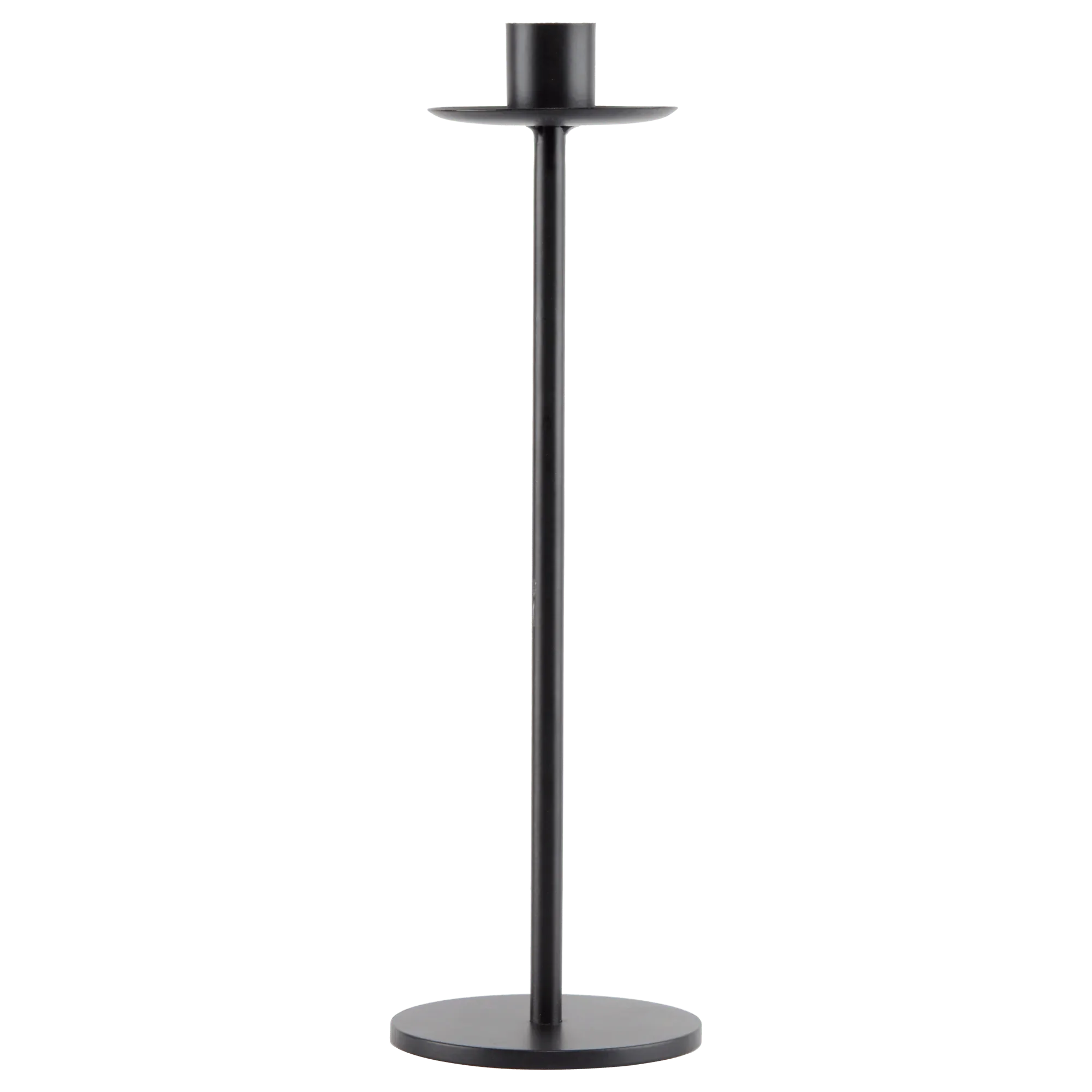 Medium Black Iron Taper Candle Holder