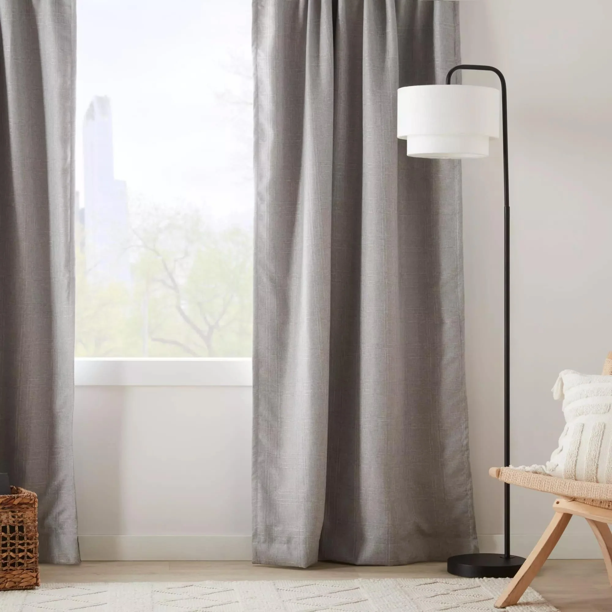Grey Mullins Blackout Back-Tab Curtain - Image 7