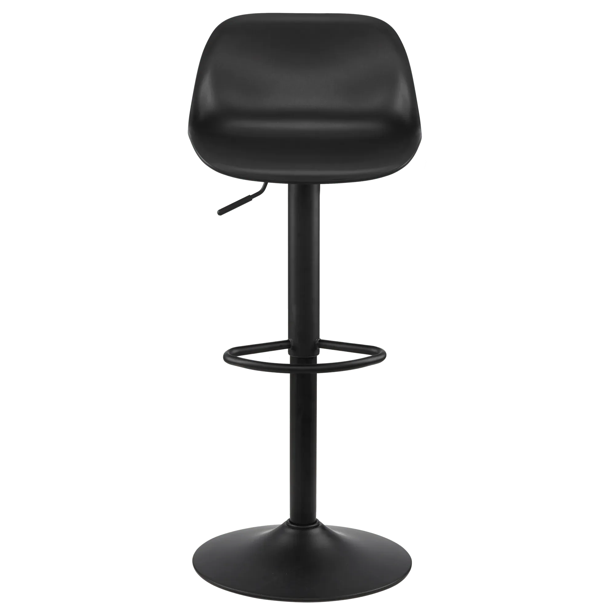 Black Metal & Plastic Bar Stool - Image 4