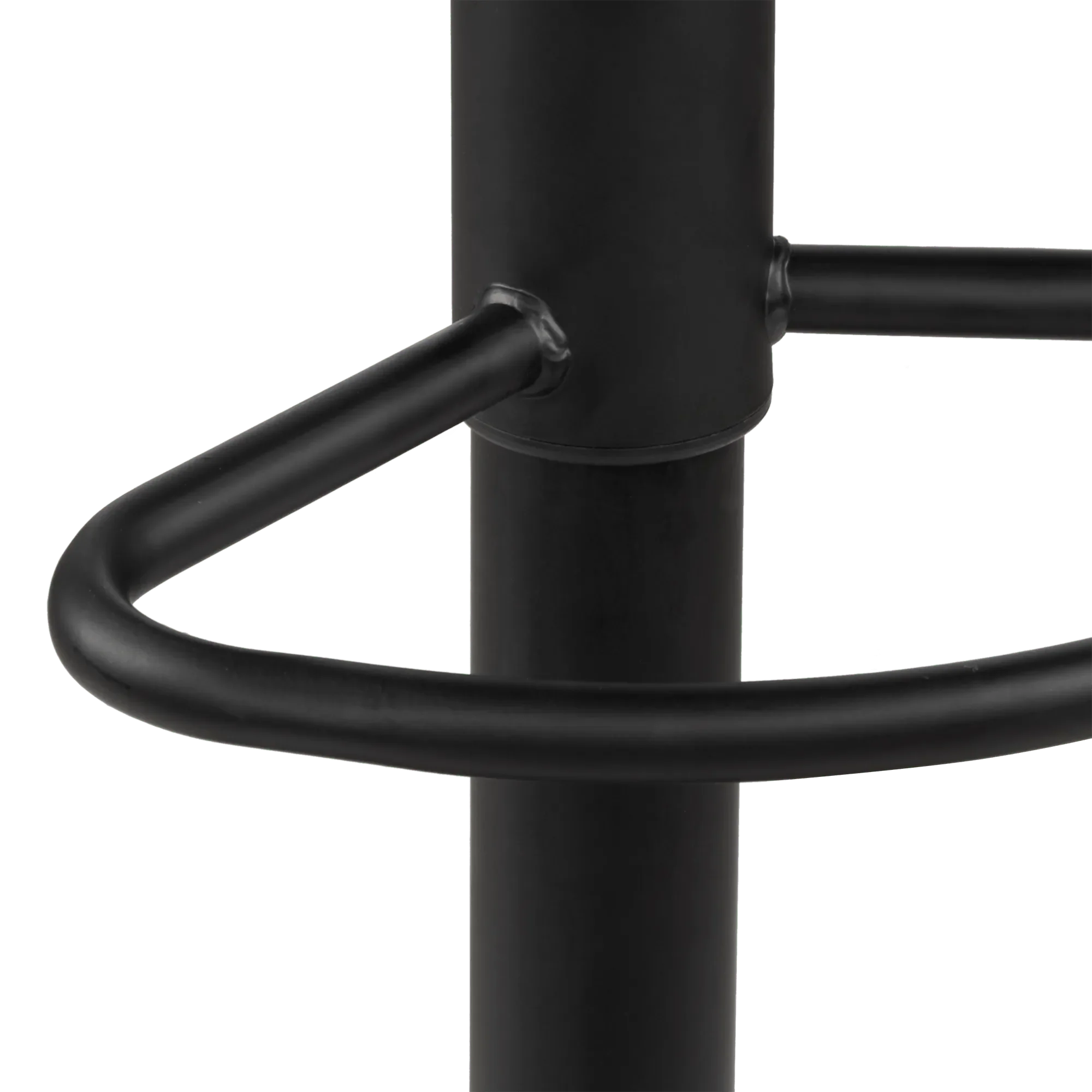 Black Metal & Plastic Bar Stool - Image 6
