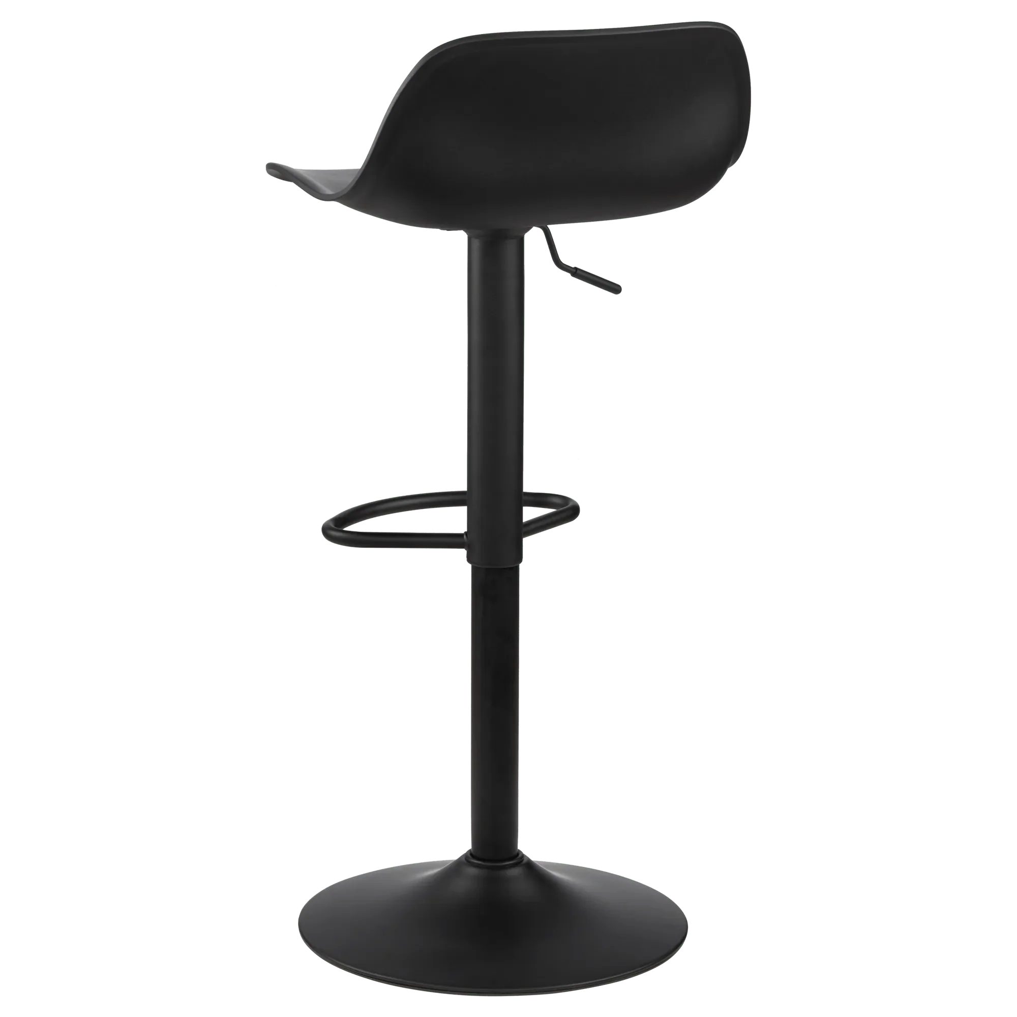 Black Metal & Plastic Bar Stool - Image 8