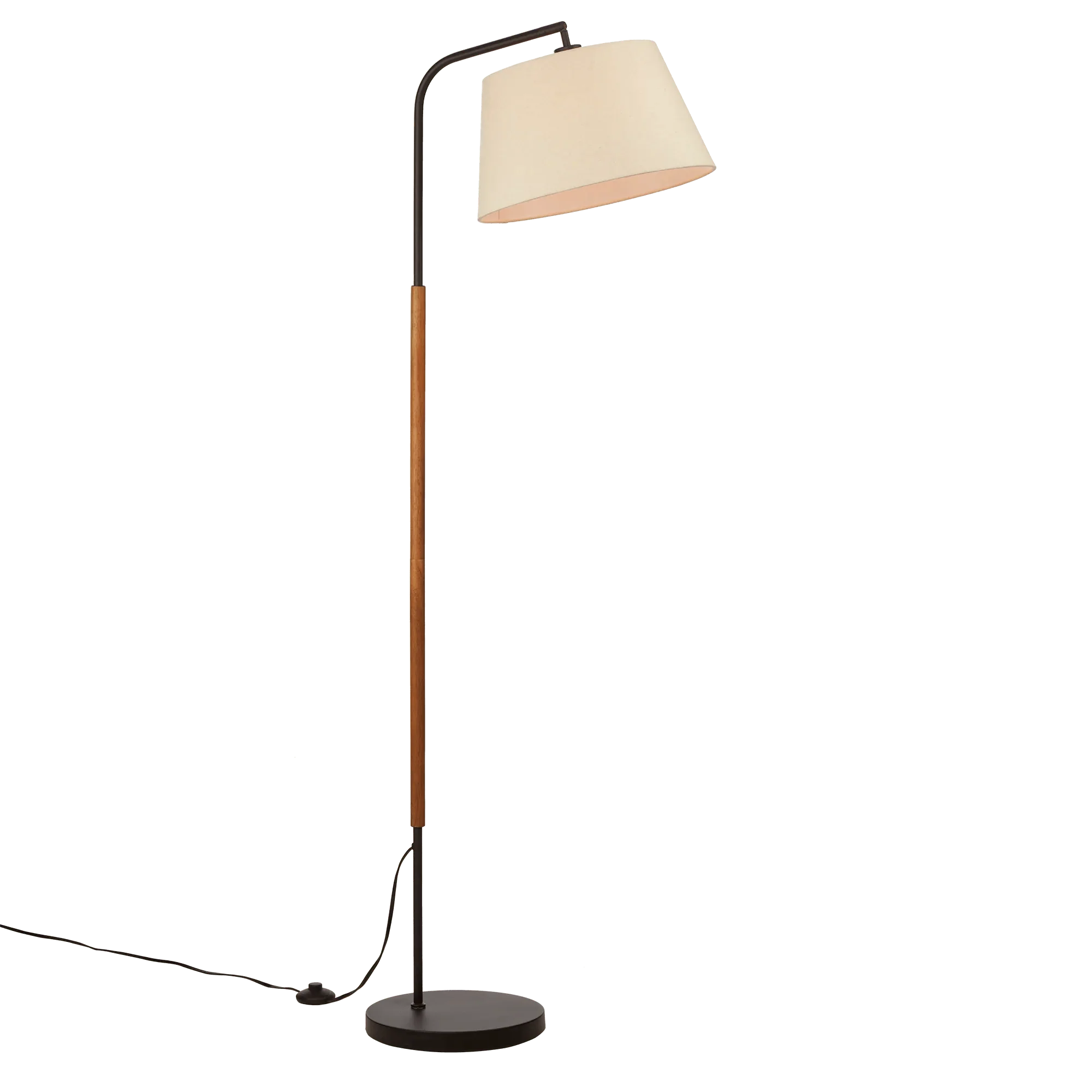 Metal & Wood Floor Lamp - Image 2