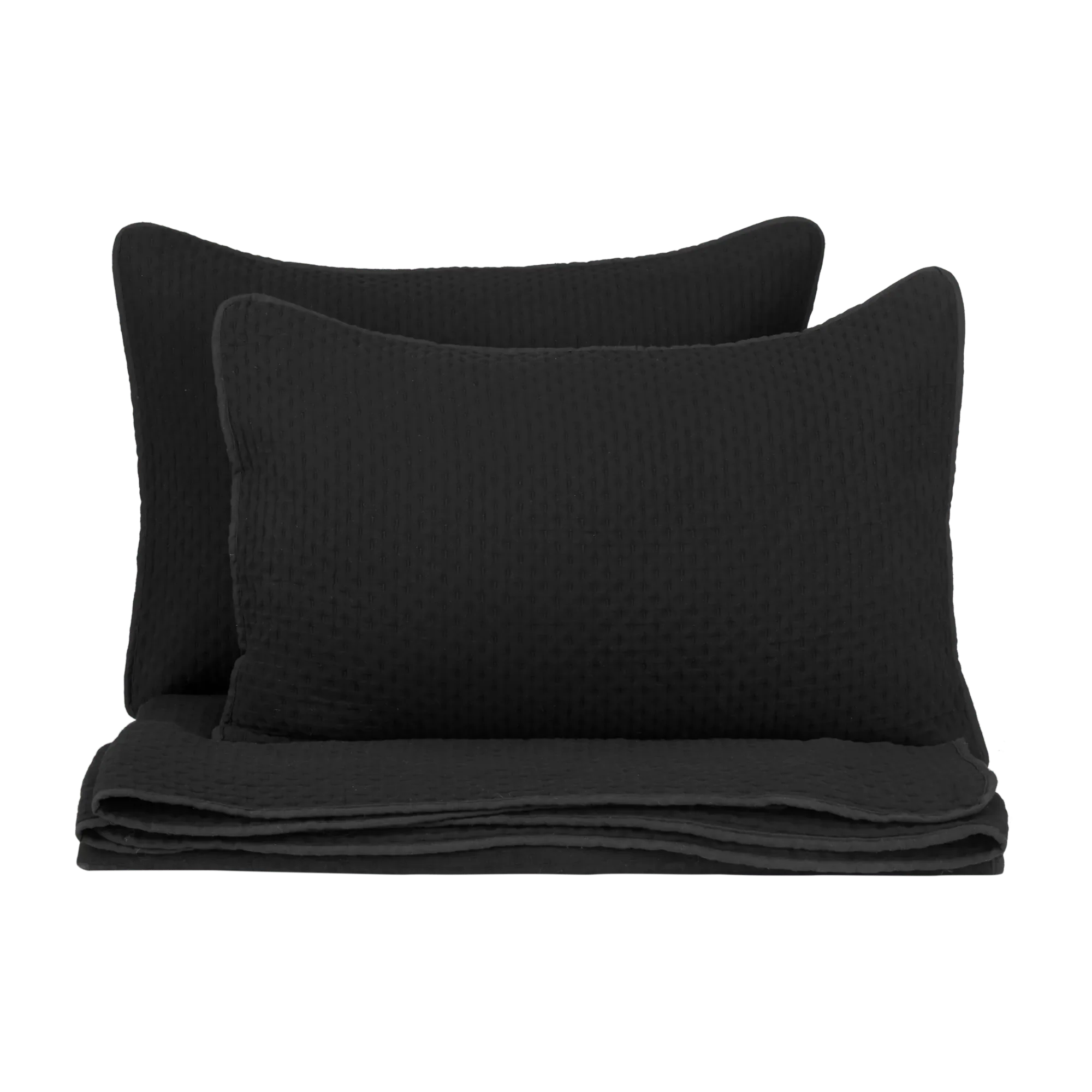 Black Nash Collection - 3-Piece Coverlet Set