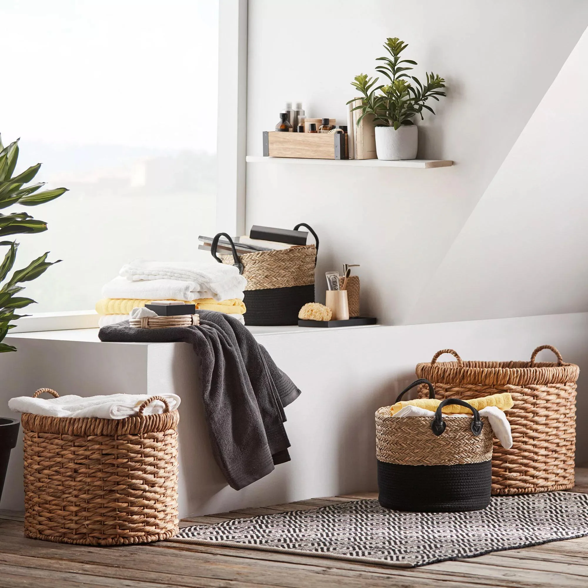 Natural Fiber Oval Storage Basket - Image 5