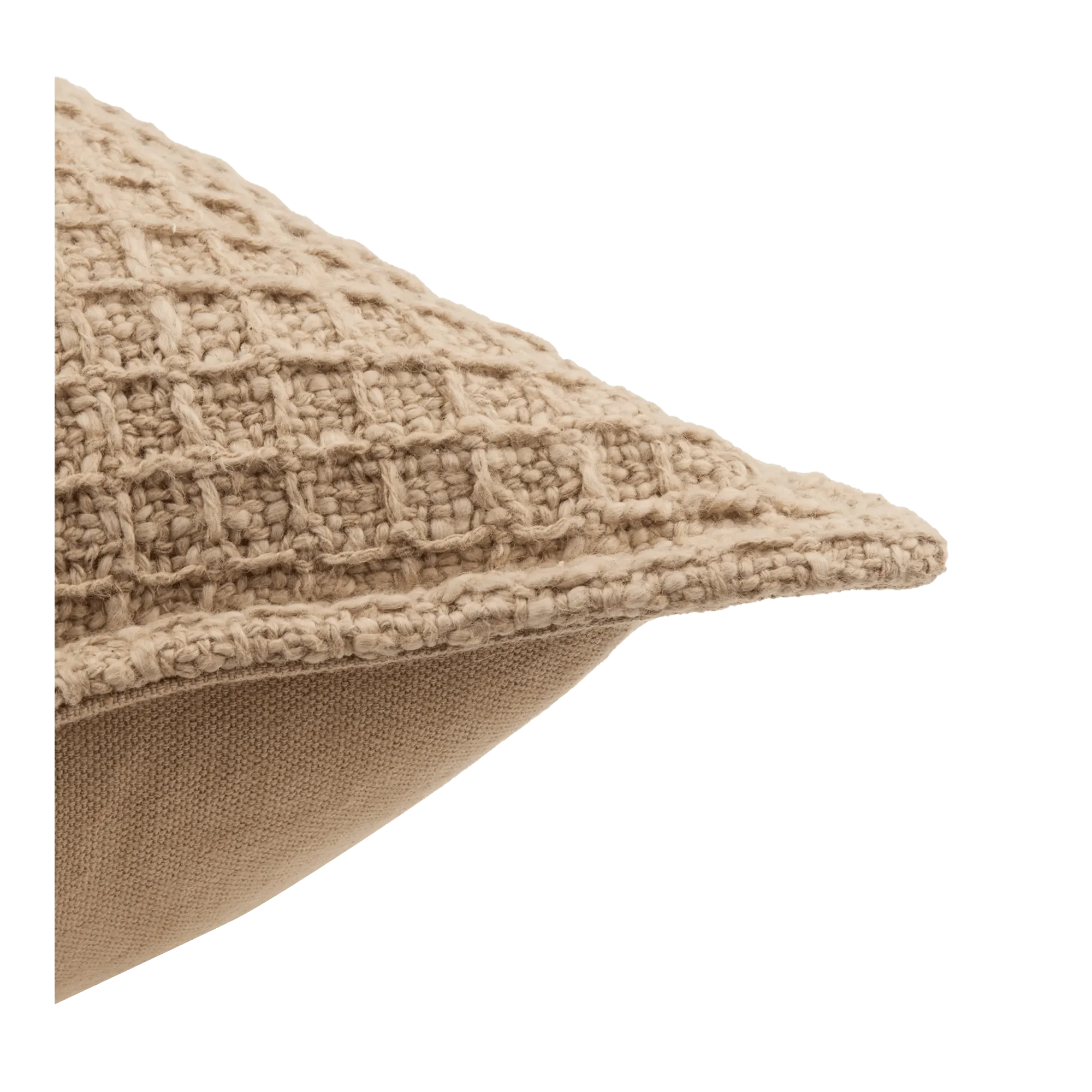 Nellie Neutral Textured Rectangular Pillow - Image 8