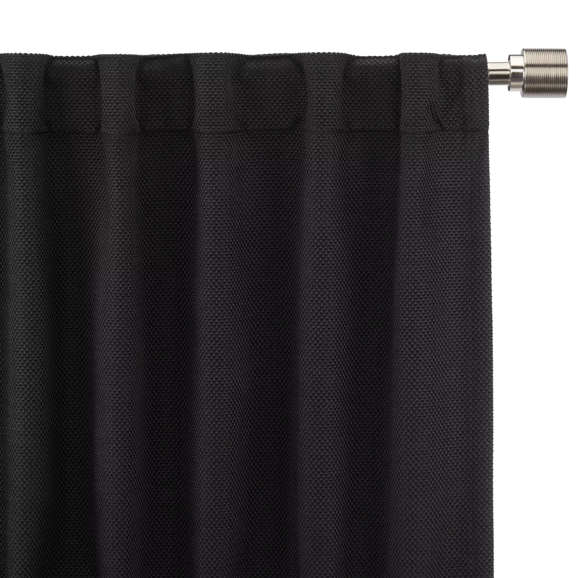 Black Ortega Blackout Back-Tab Curtain - Image 5