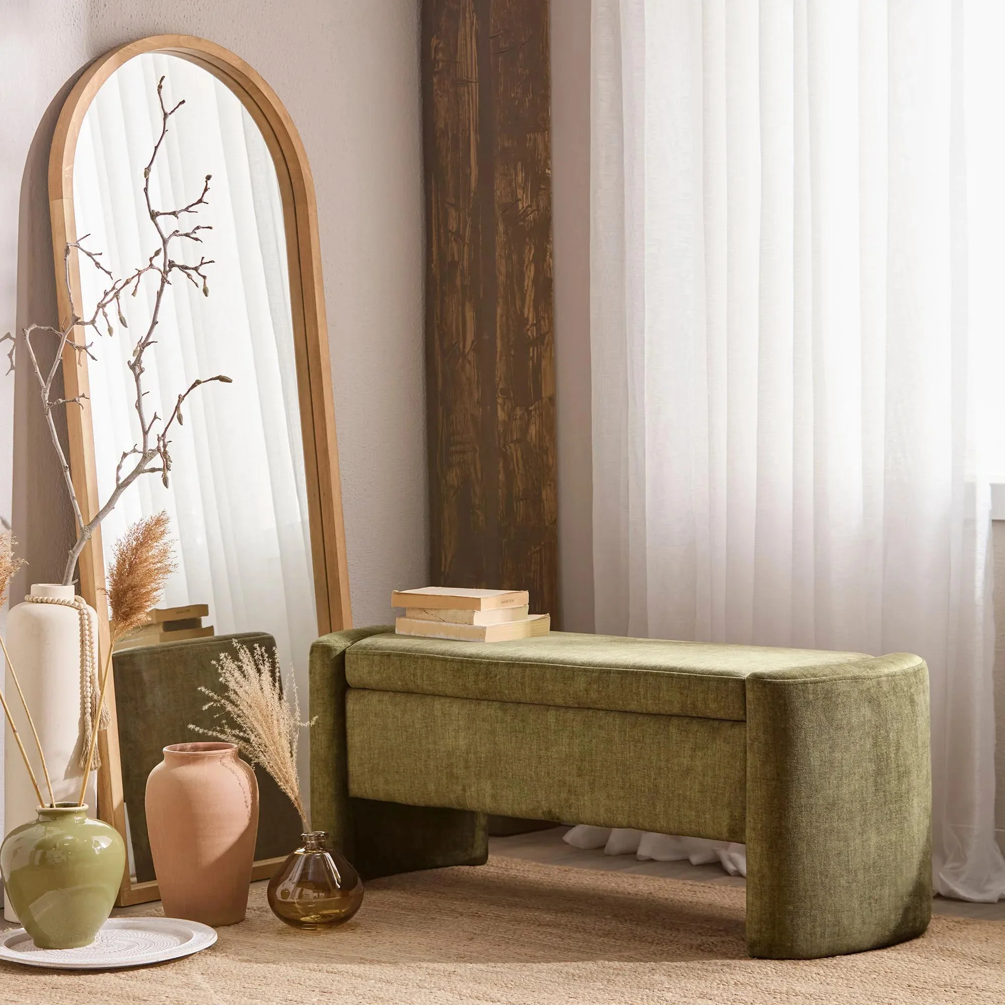 Ottoman Bench with Storage - Image 2