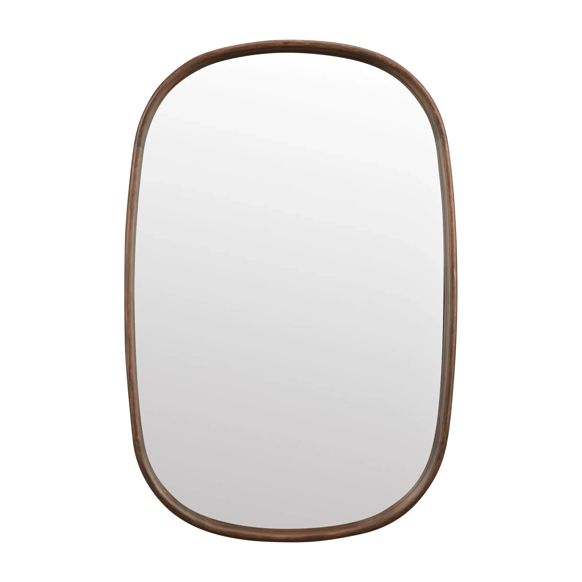 Oval Walnut Mirror