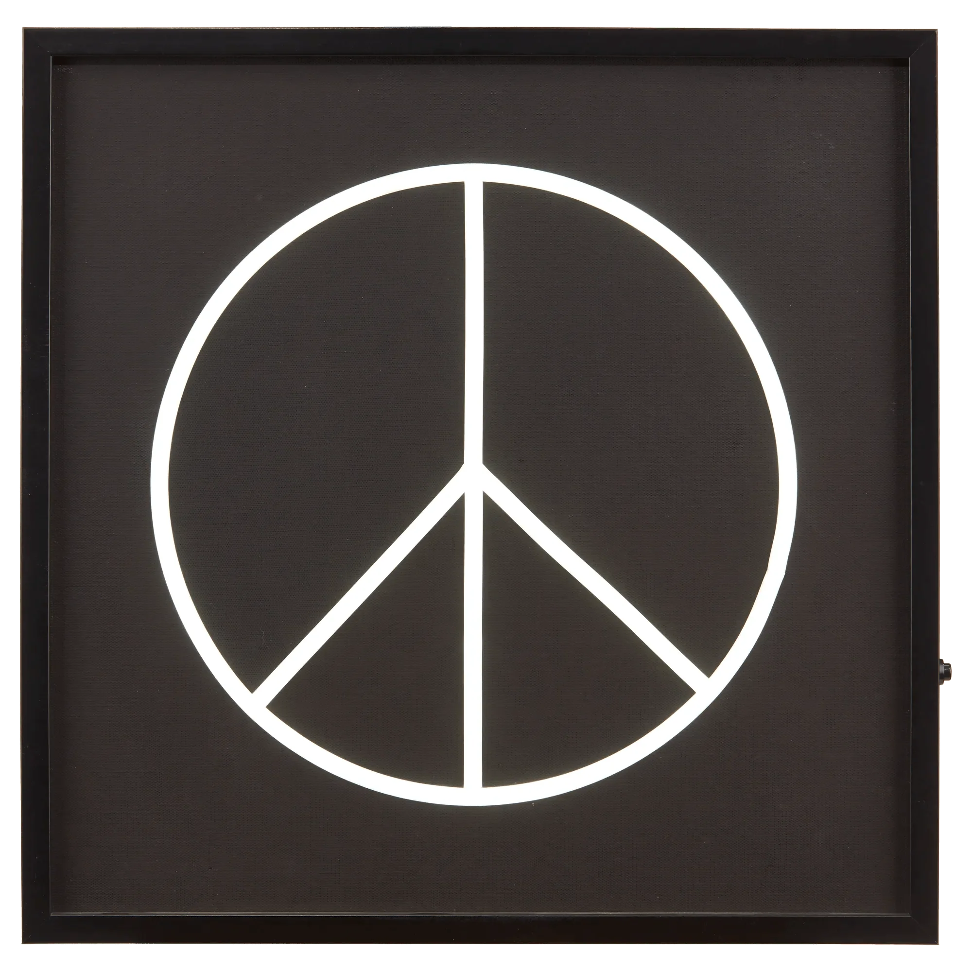 Peace Sign Neon Light Up Wall Art - Image 2