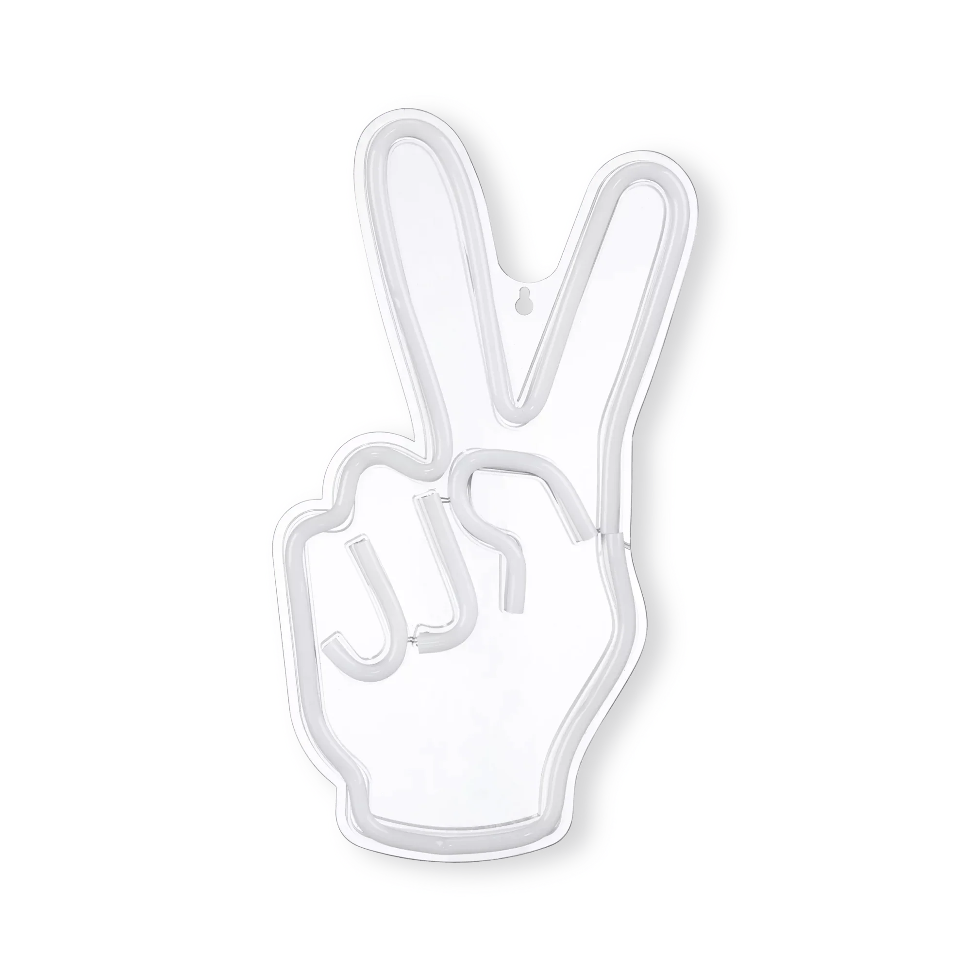 Peace Sign Neon Light Wall Decor