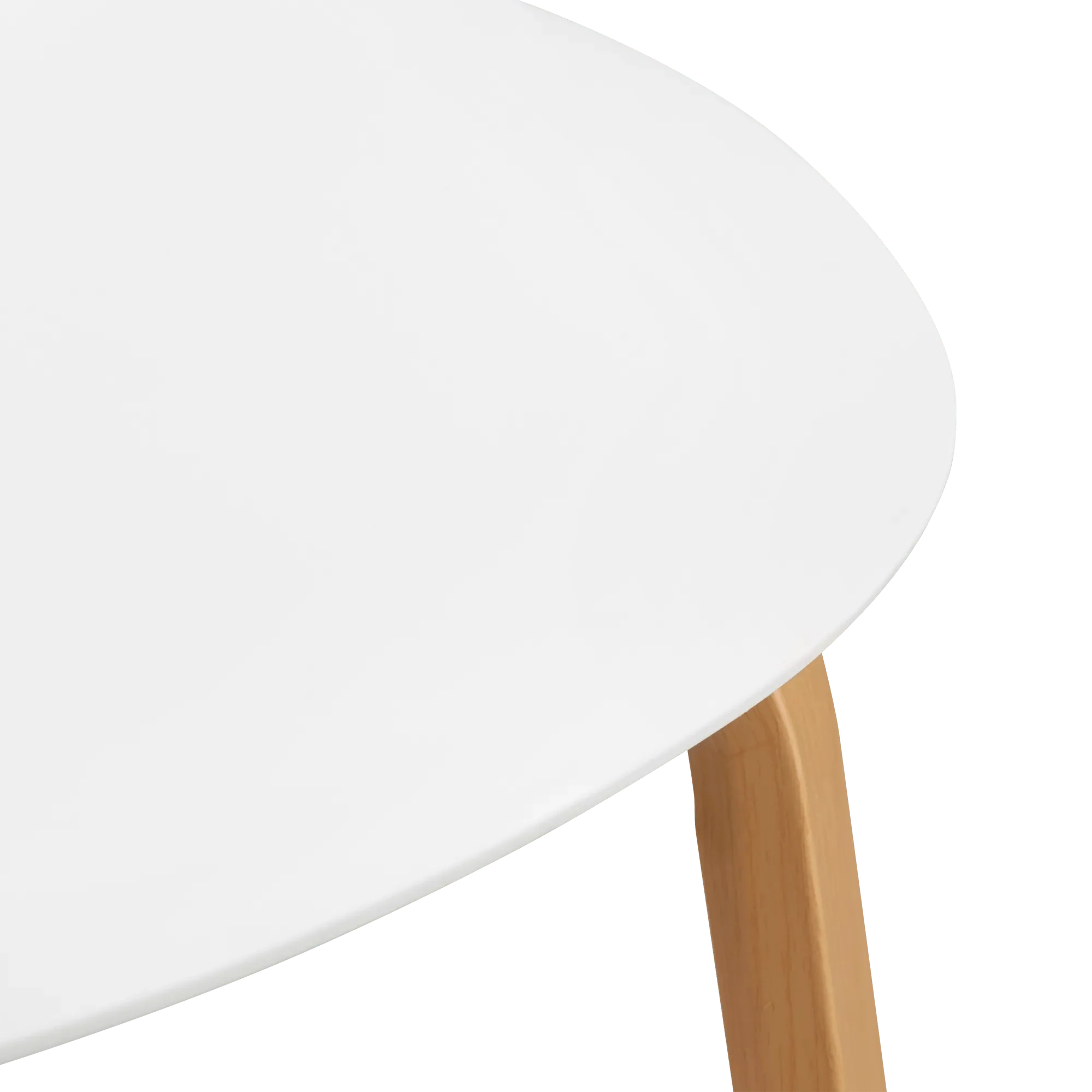 White Plastic and Wood Metal Veneer Counter Stool - Image 5