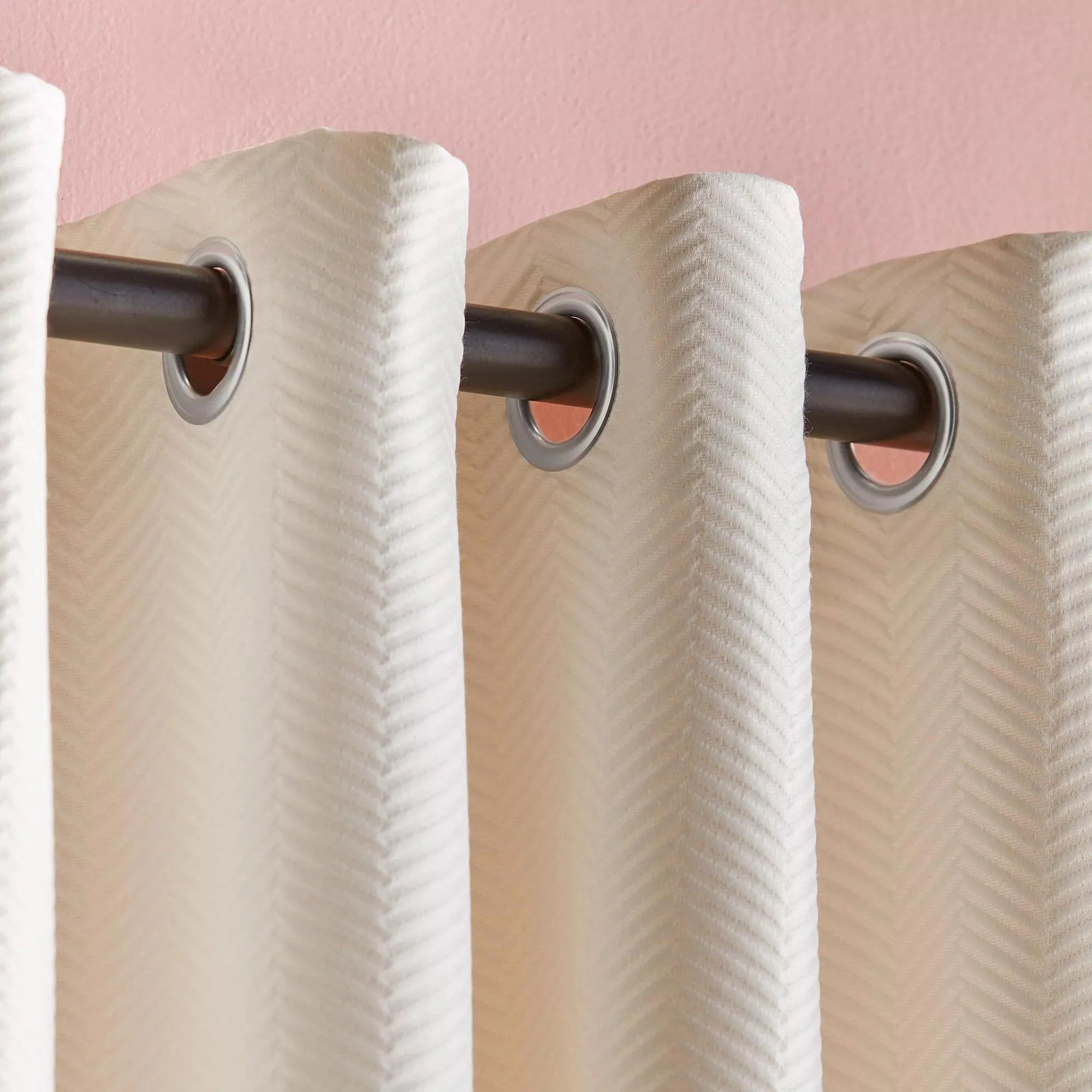 Ivory Quincy Panel Curtain
