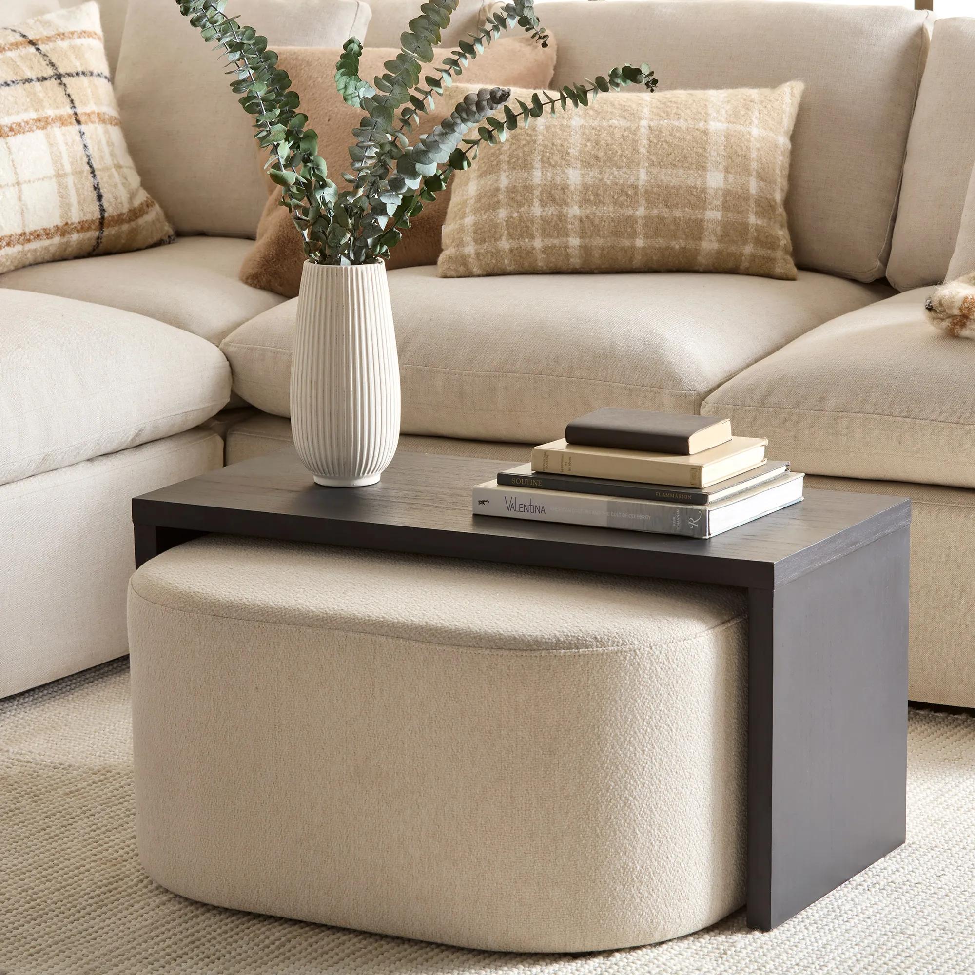 Ribbed Ceramic Table Vase - Image 2