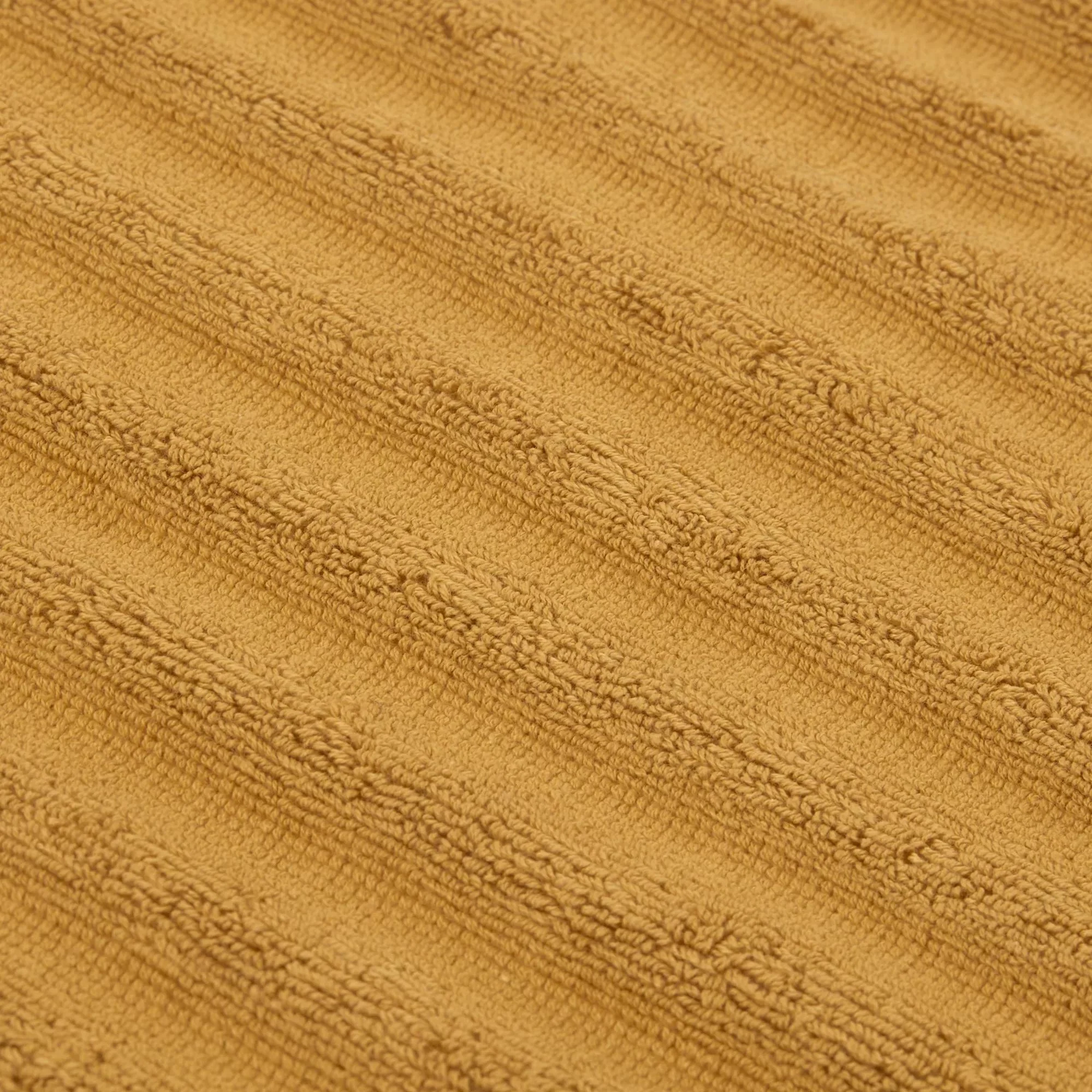 Ochre Ribbed Washcloth - Image 4