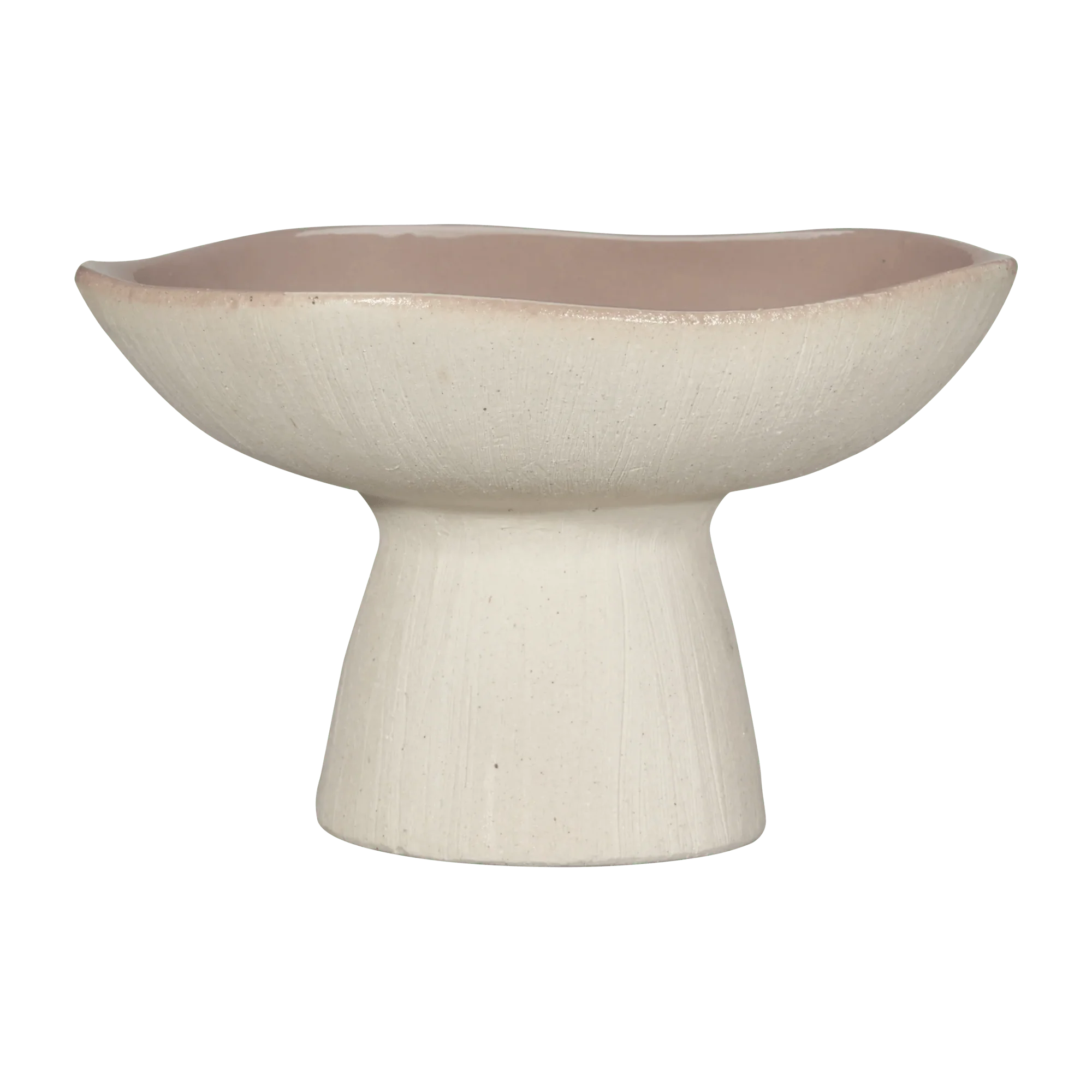 Round Ceramic Tray with Stand