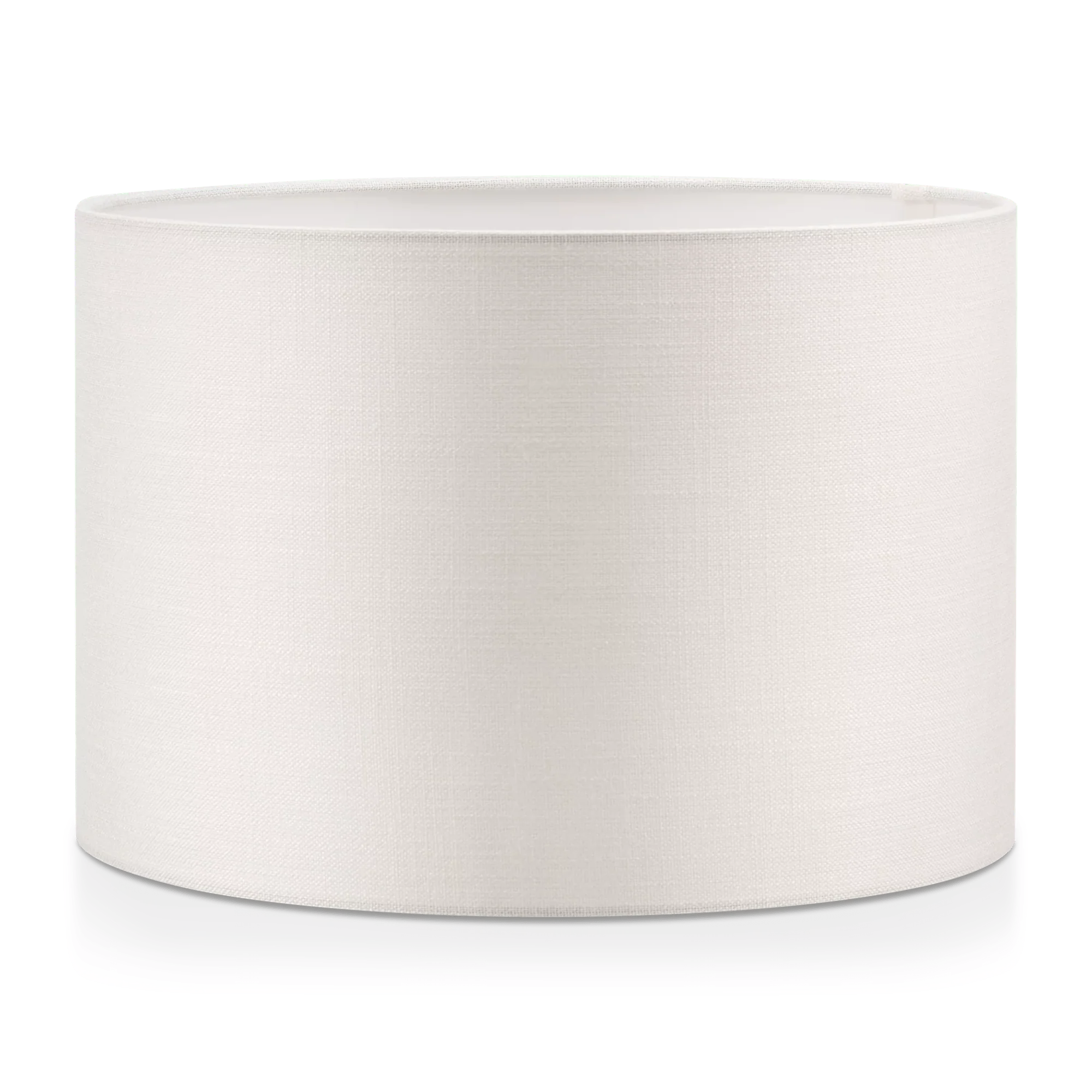 Off White Round Chita Fabric Lamp Shade