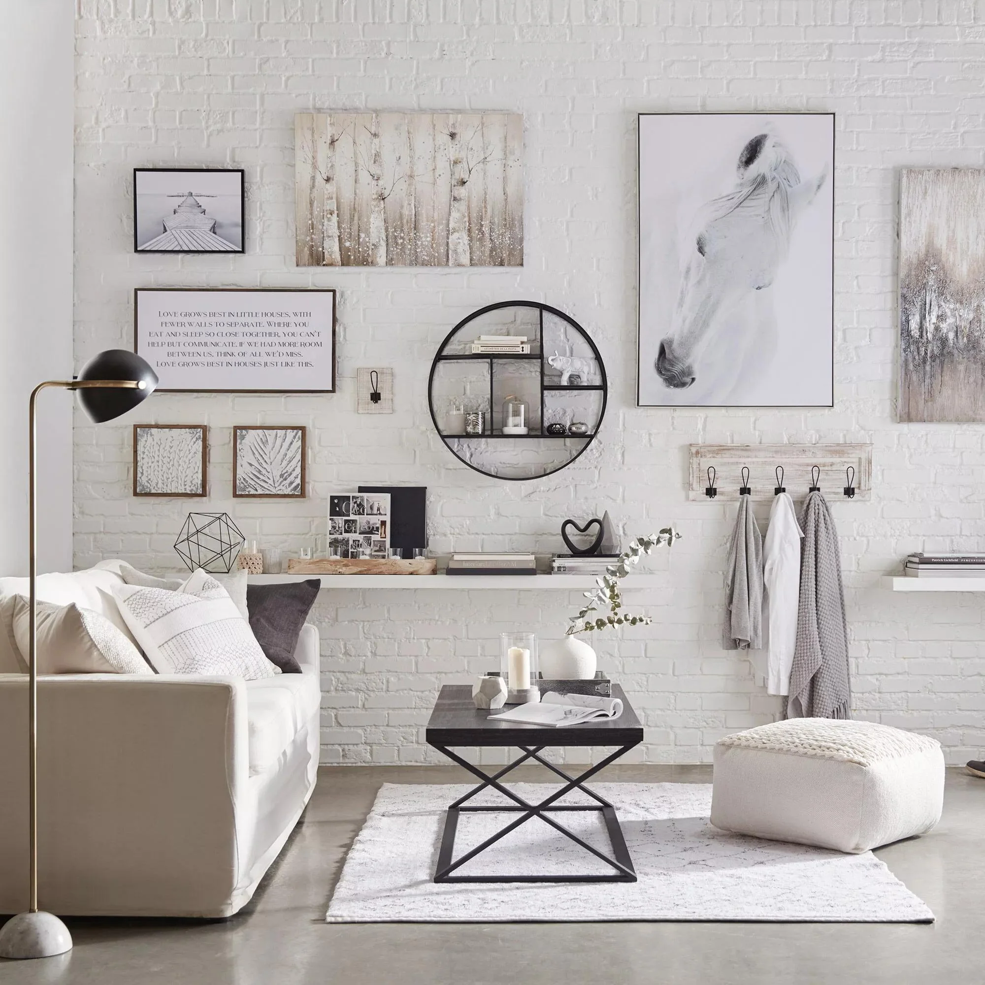 Round Metal Wall Shelf - Image 2