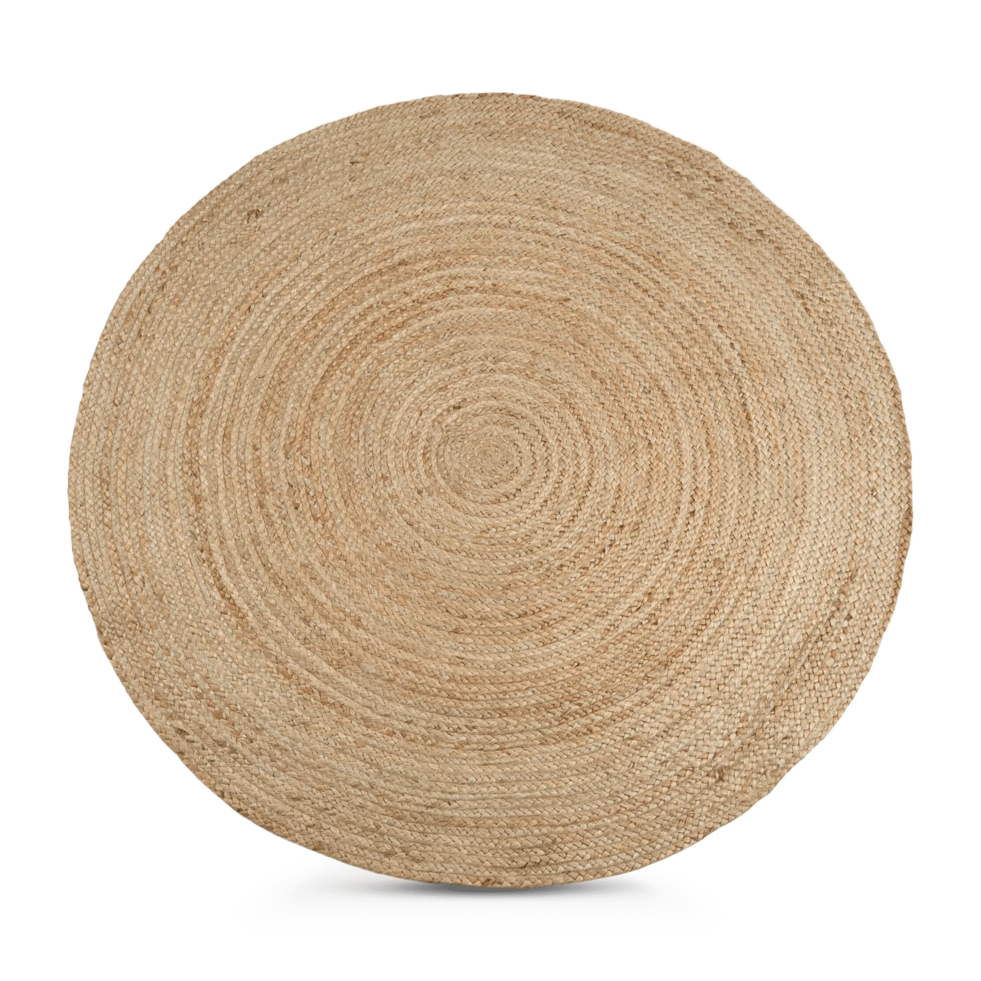 Round Solid Jute Rug