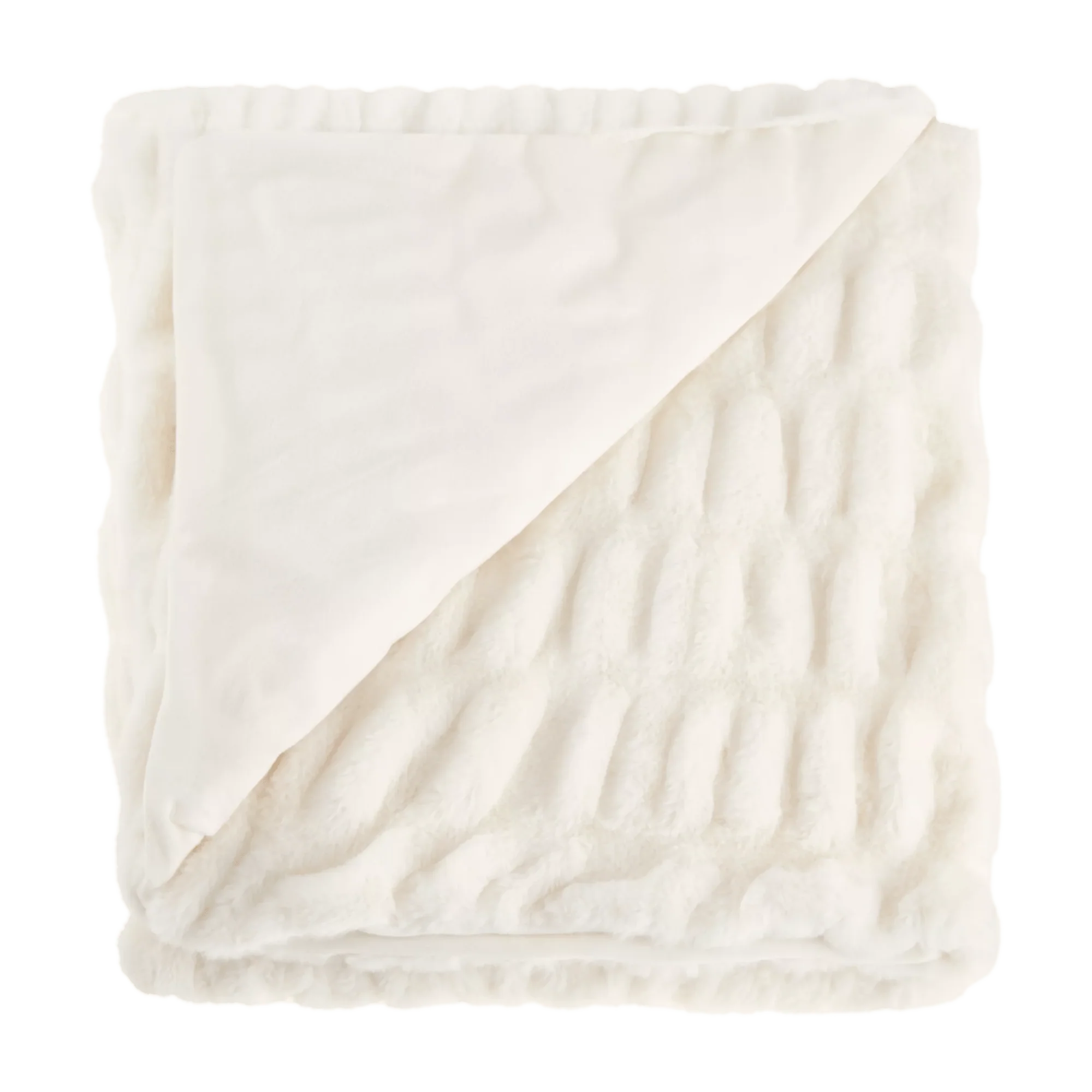 Rushed Plush Throw